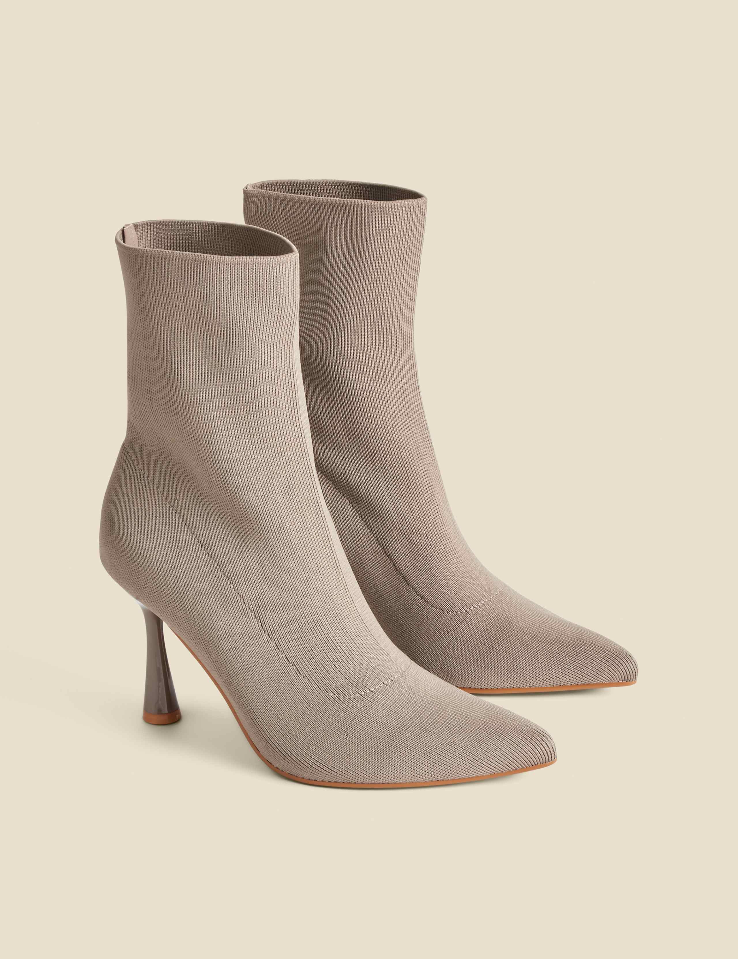 Stiletto Heel Pointed Sock Boots 2 of 4