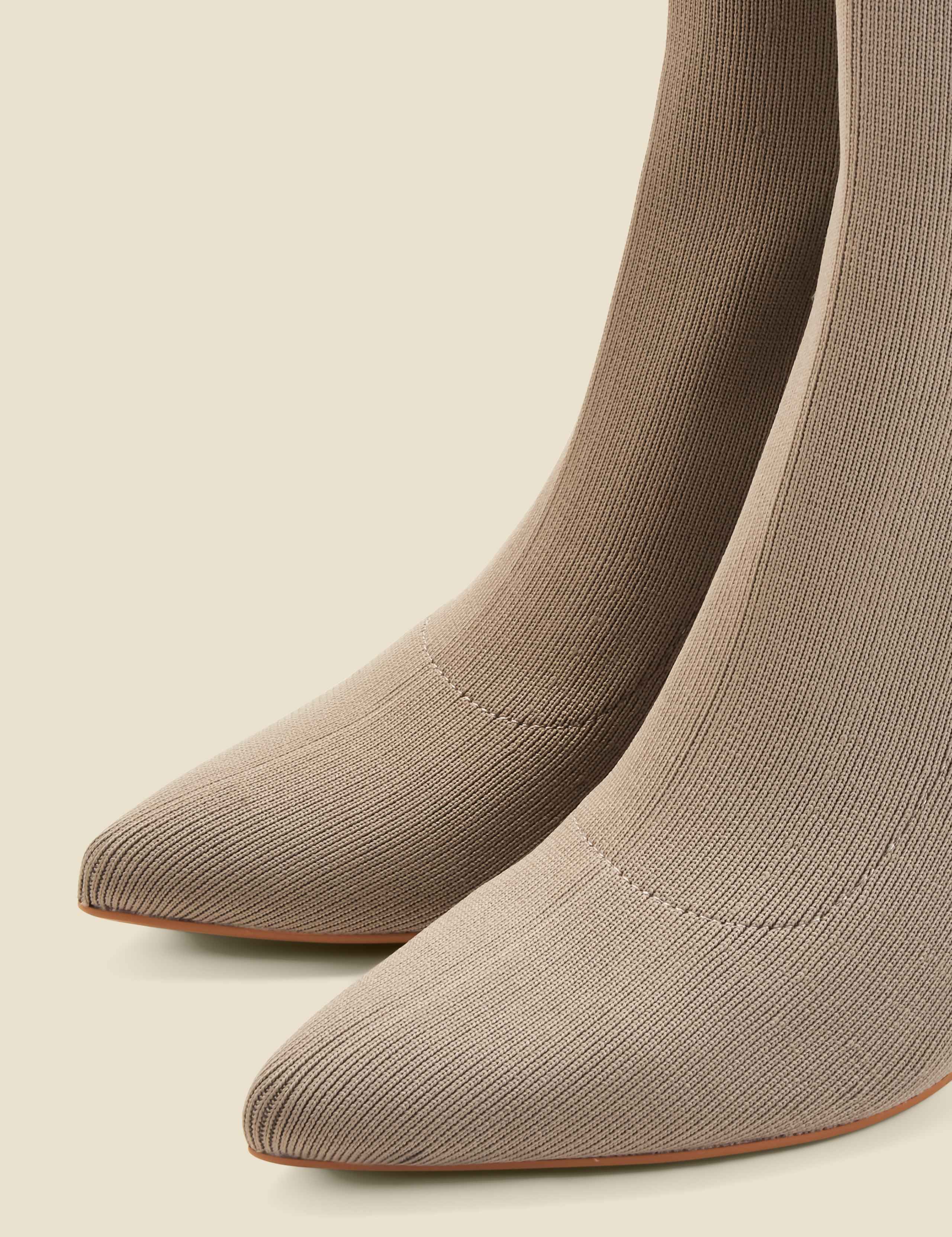 Stiletto Heel Pointed Sock Boots 3 of 4