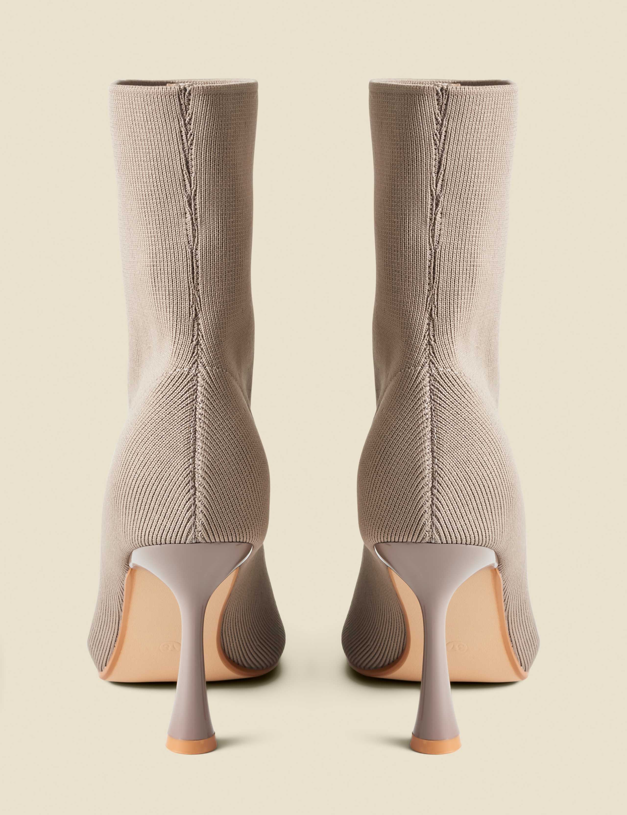 Stiletto Heel Pointed Sock Boots 4 of 4
