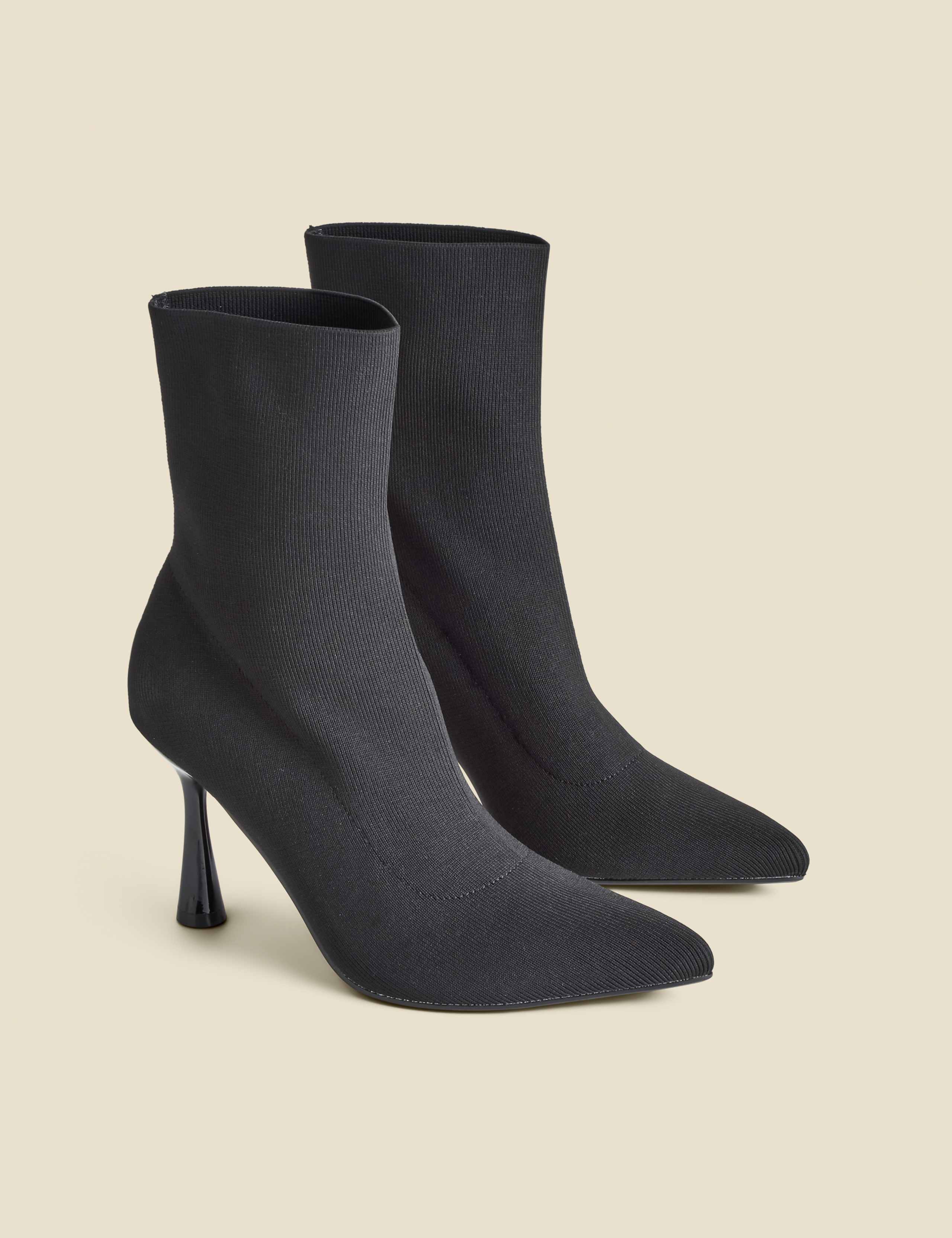 Stiletto Heel Pointed Sock Boots 4 of 7
