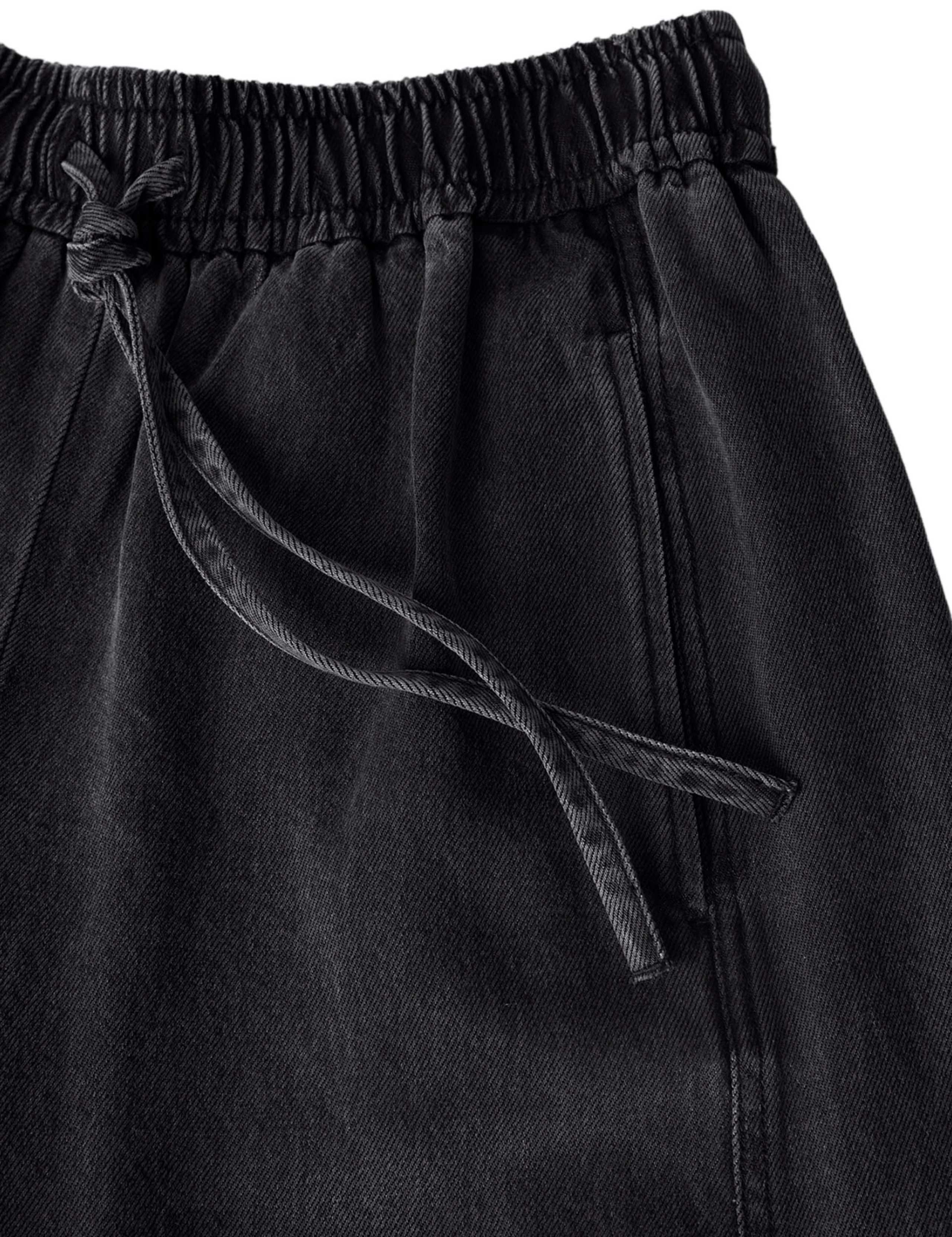 Cotton Blend Barrel Leg Trousers 5 of 6