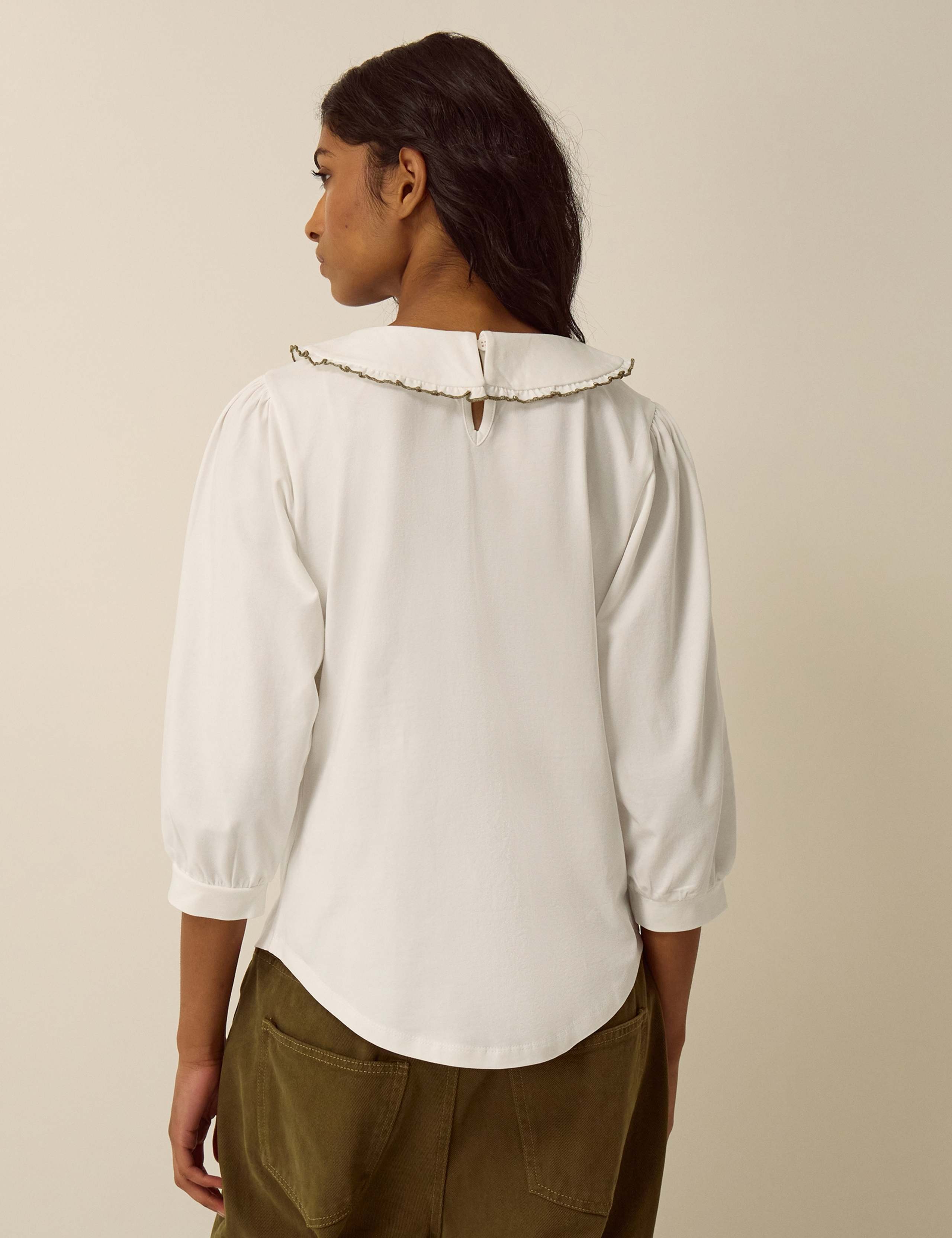 Cotton Rich Collared Blouse 3 of 5