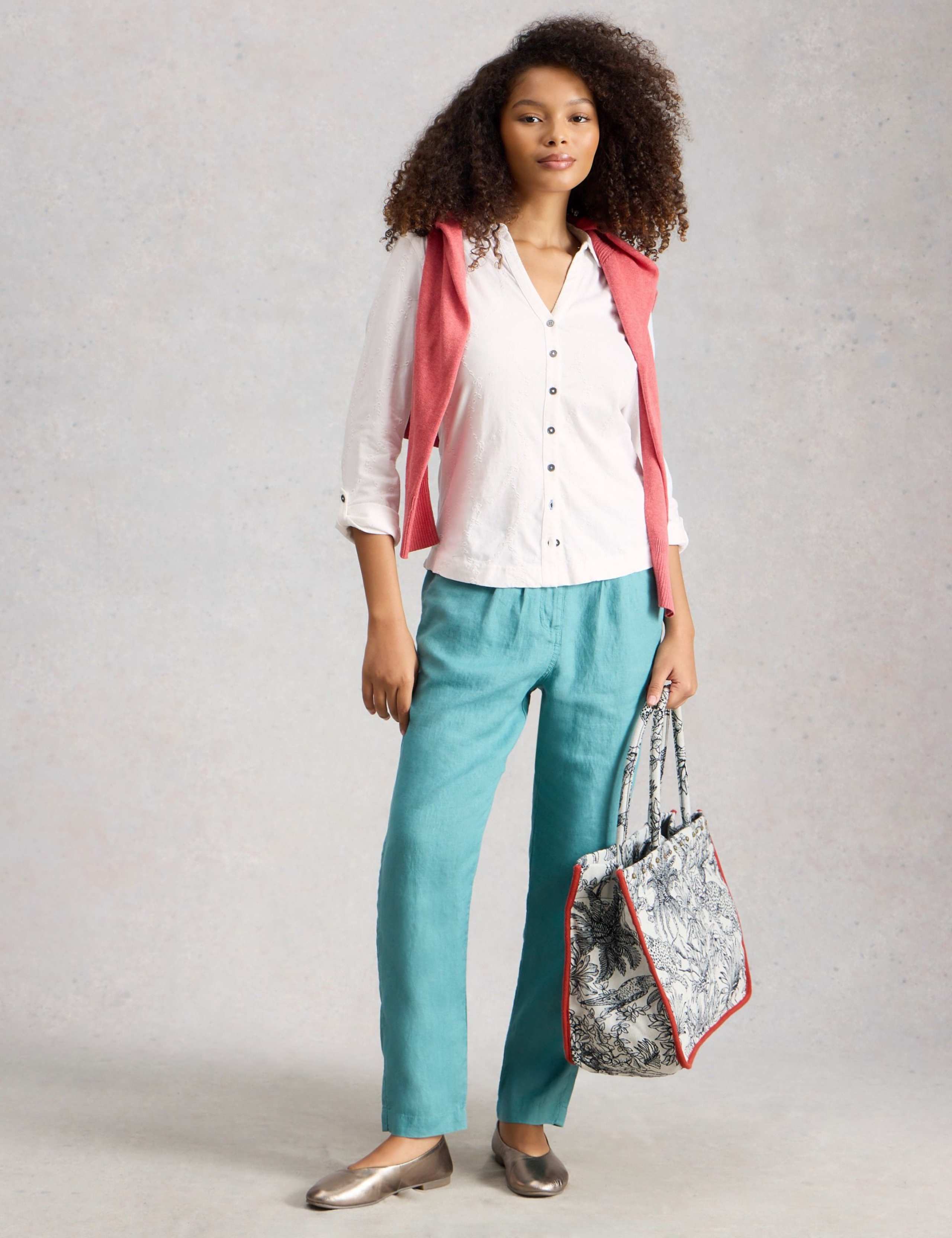 Pure Cotton Jersey Broderie Shirt 6 of 6