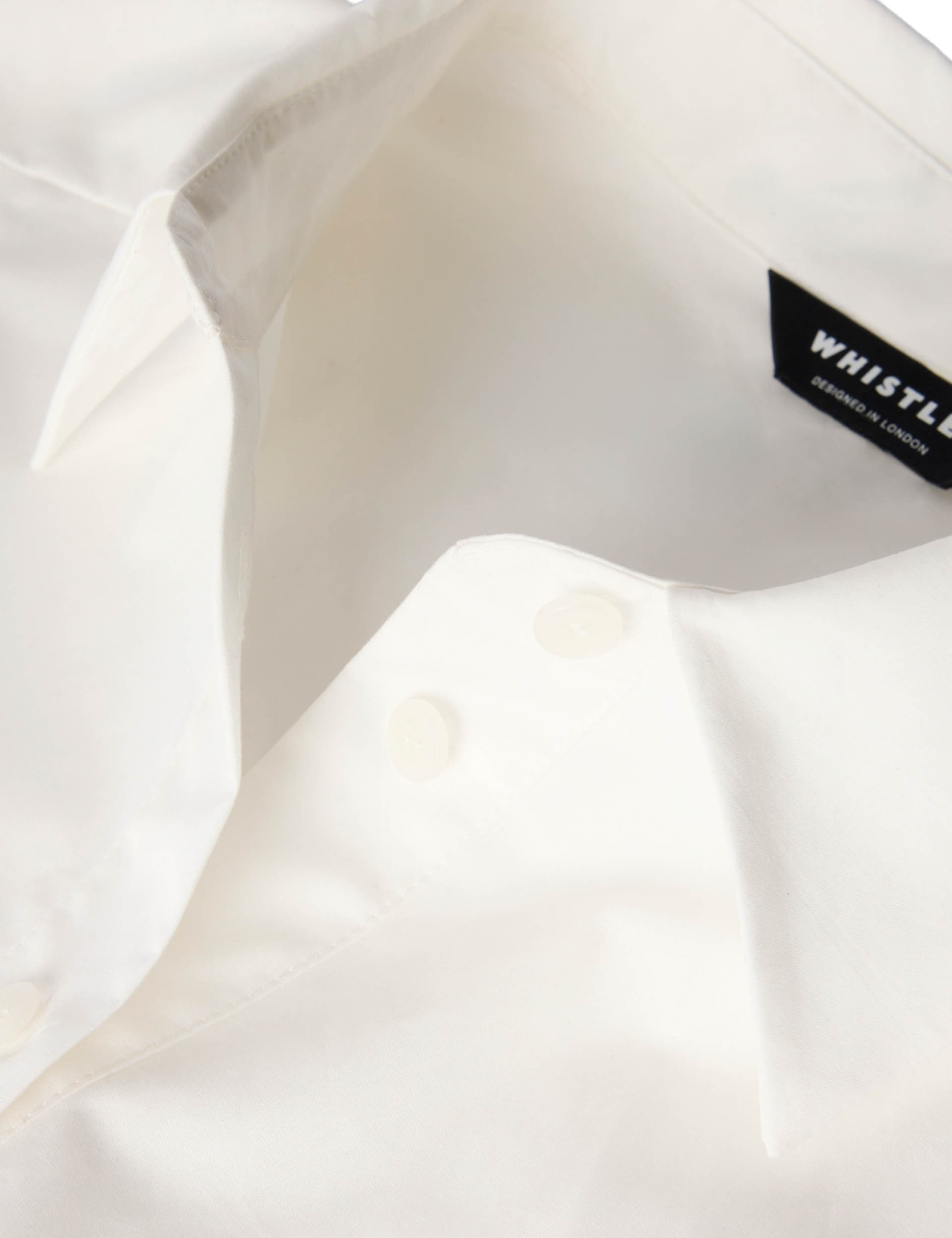 Pure Cotton Collared Bib Detail Shirt 3 of 7