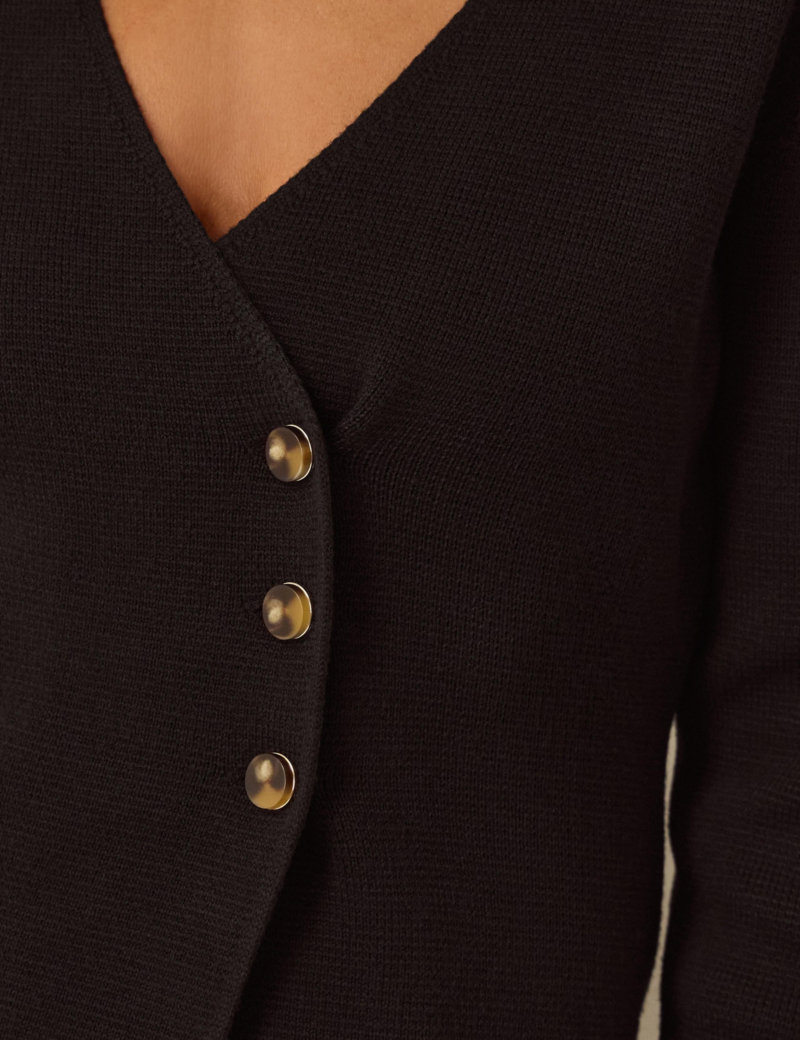 V Neck Button Front Cardigan 5 of 5