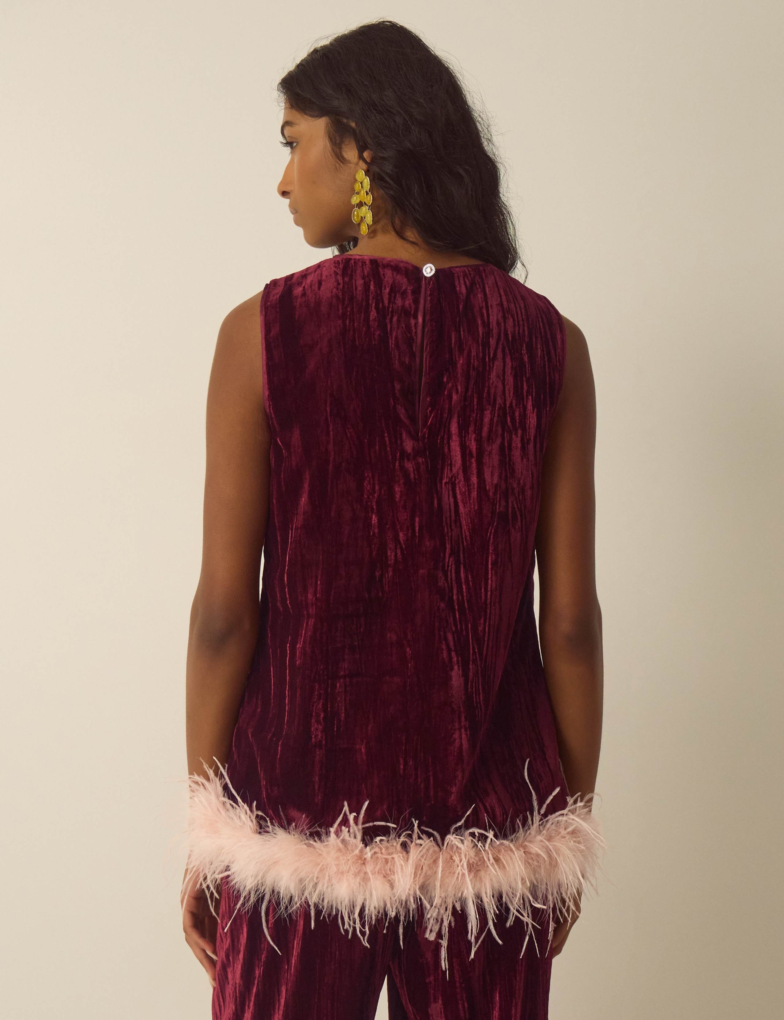 Velvet Scoop Neck Top 4 of 6