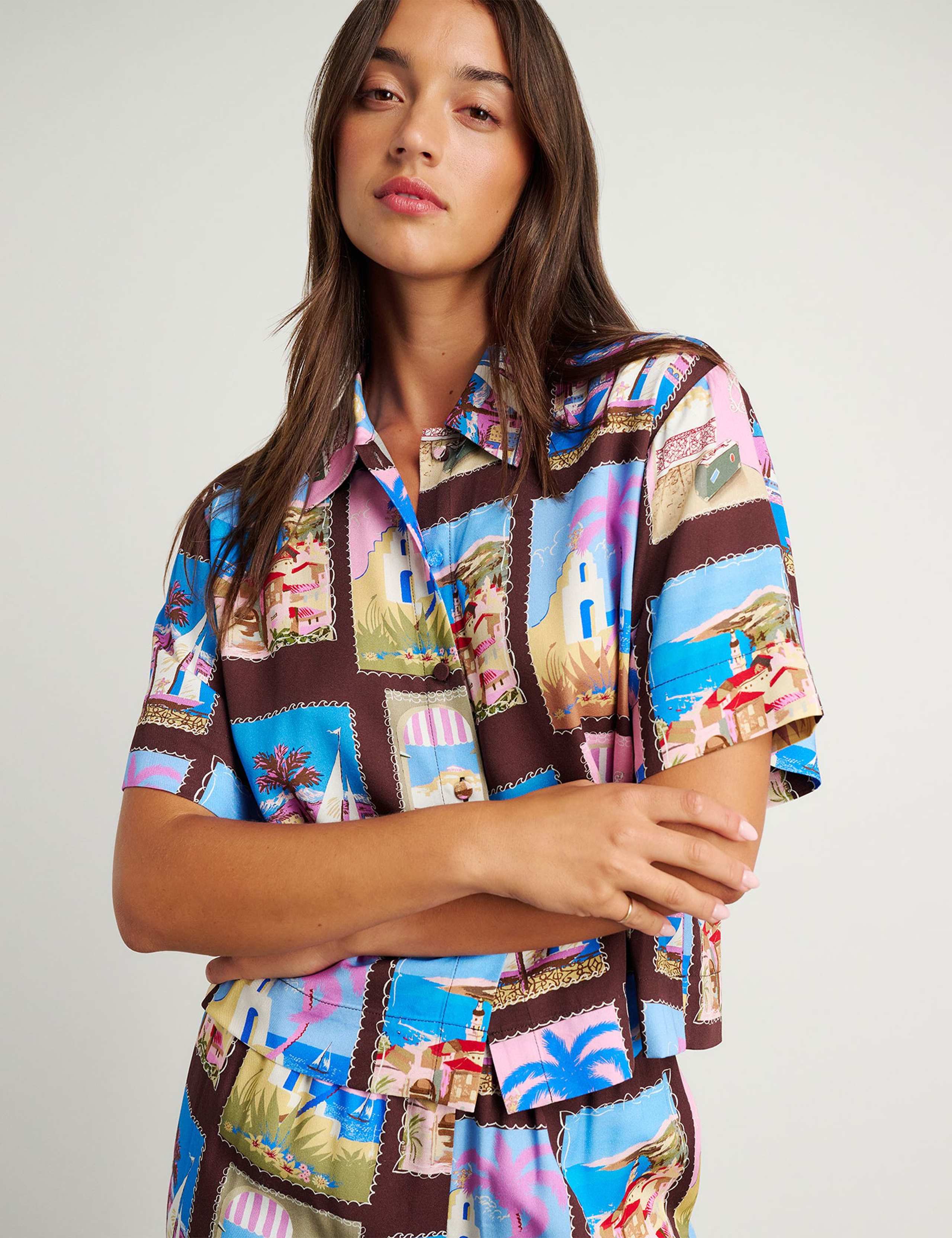 Printed Collared Shirt 4 of 7