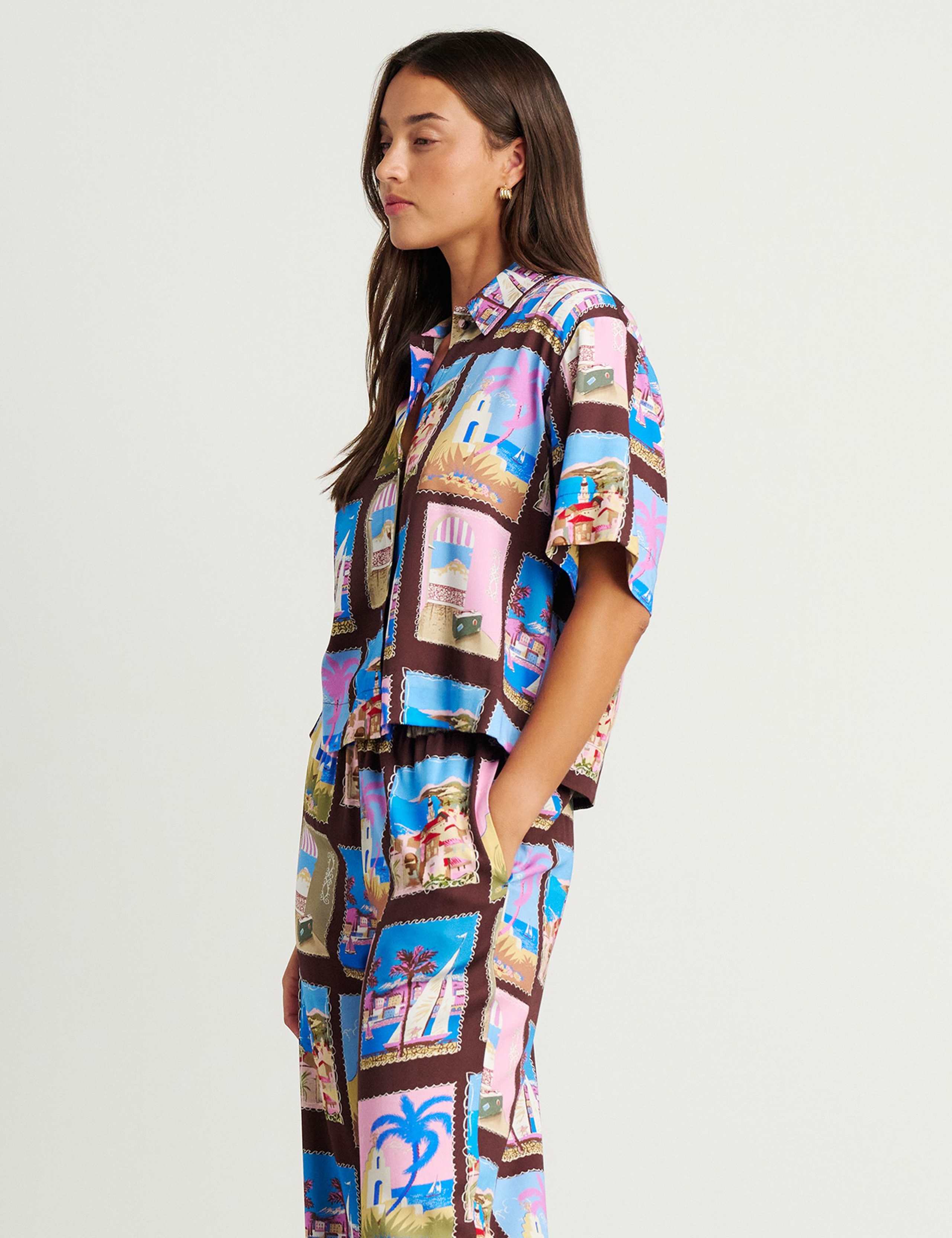 Printed Collared Shirt 6 of 7