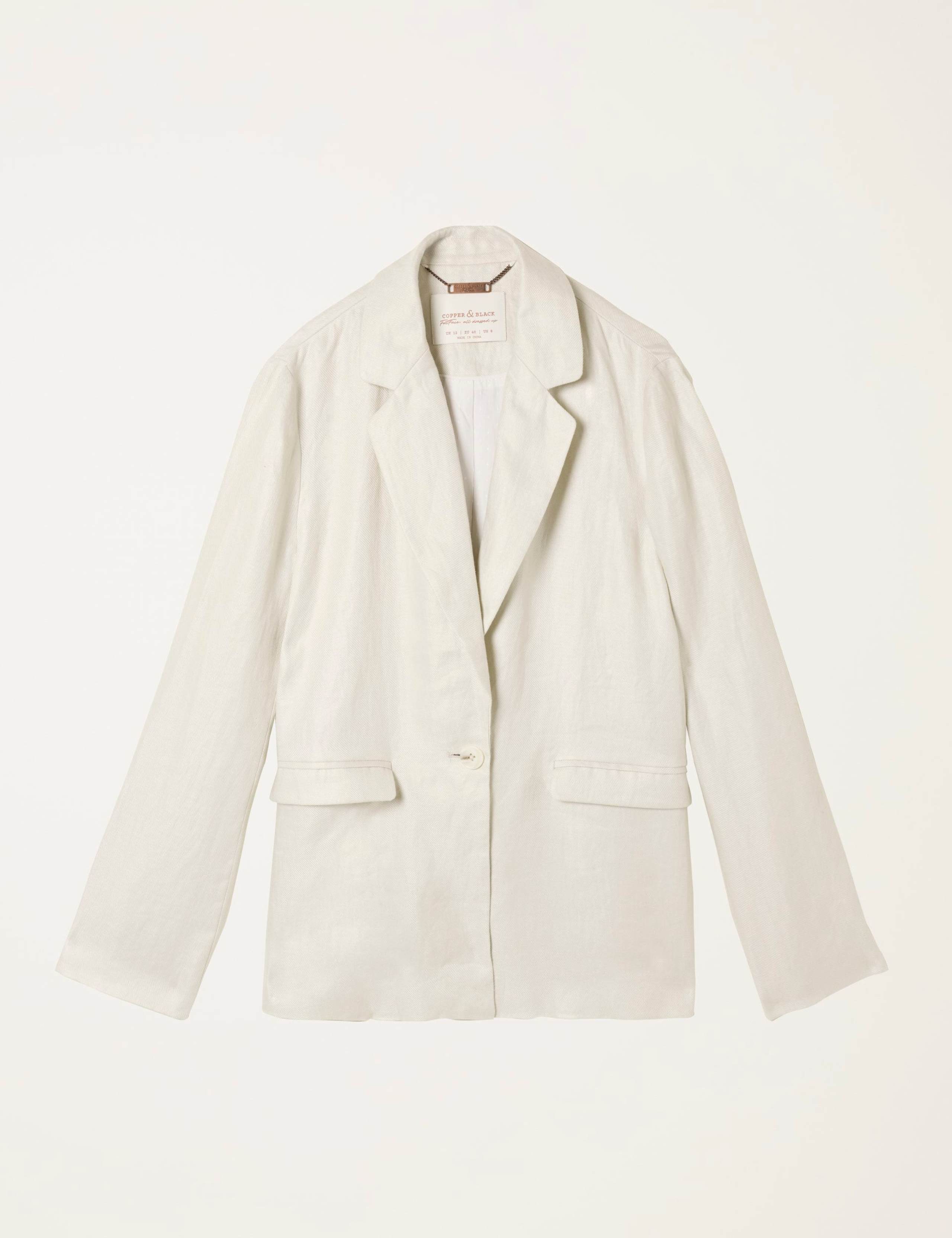 Lyla Pure Linen Single Breasted Blazer 2 of 5