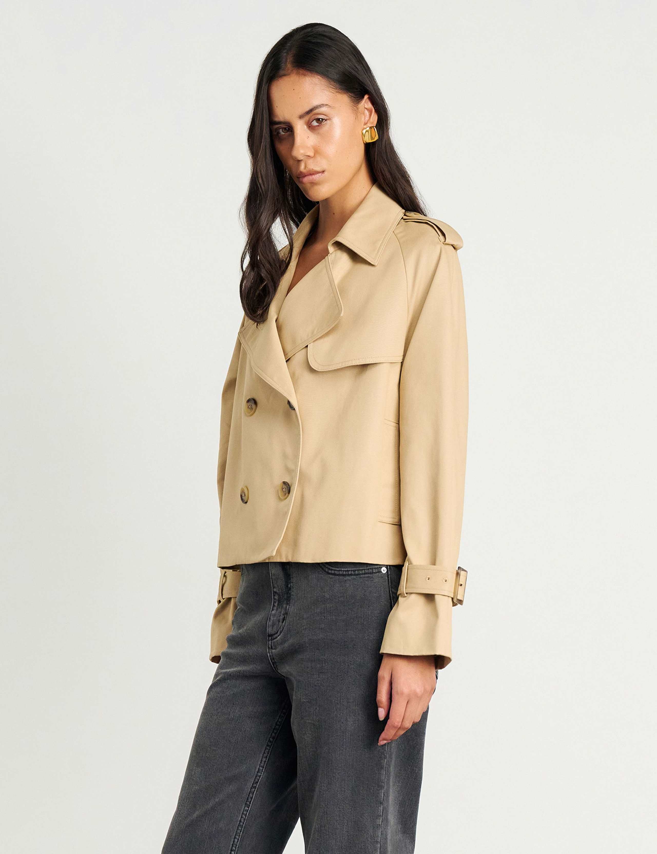 Pure Cotton Trench Coat 2 of 6