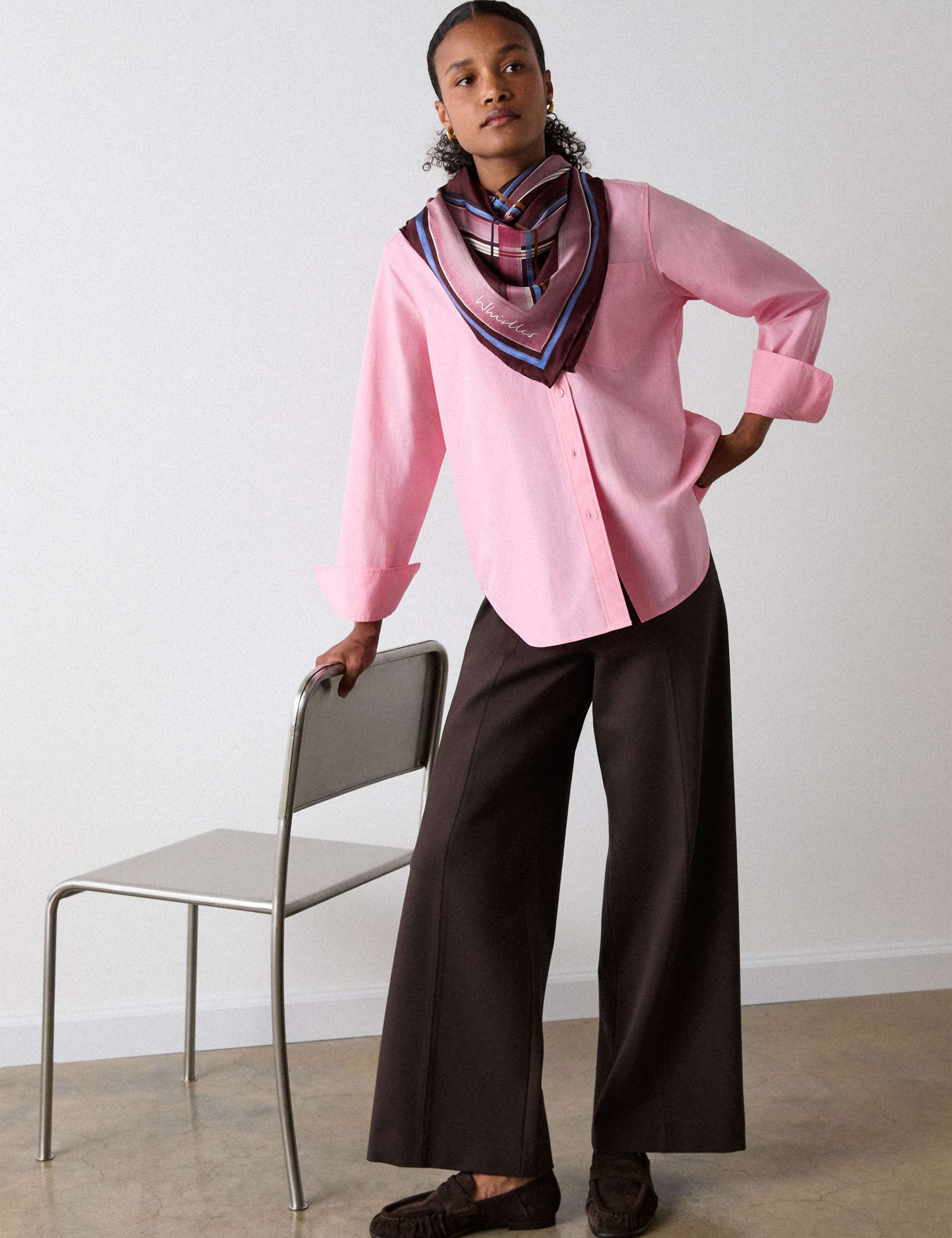 Pure Cotton Button Through Blouse 4 of 6