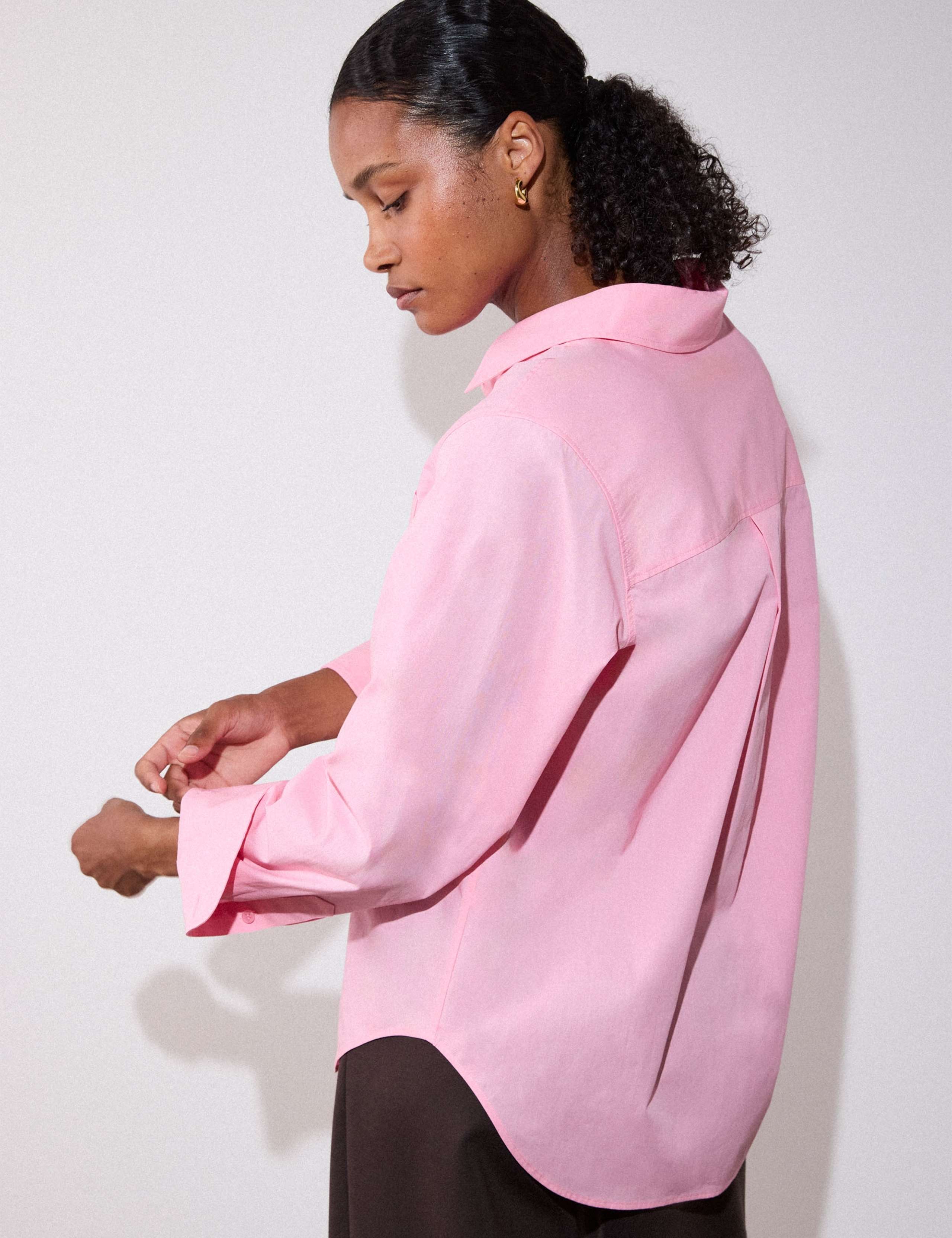 Pure Cotton Button Through Blouse 5 of 6