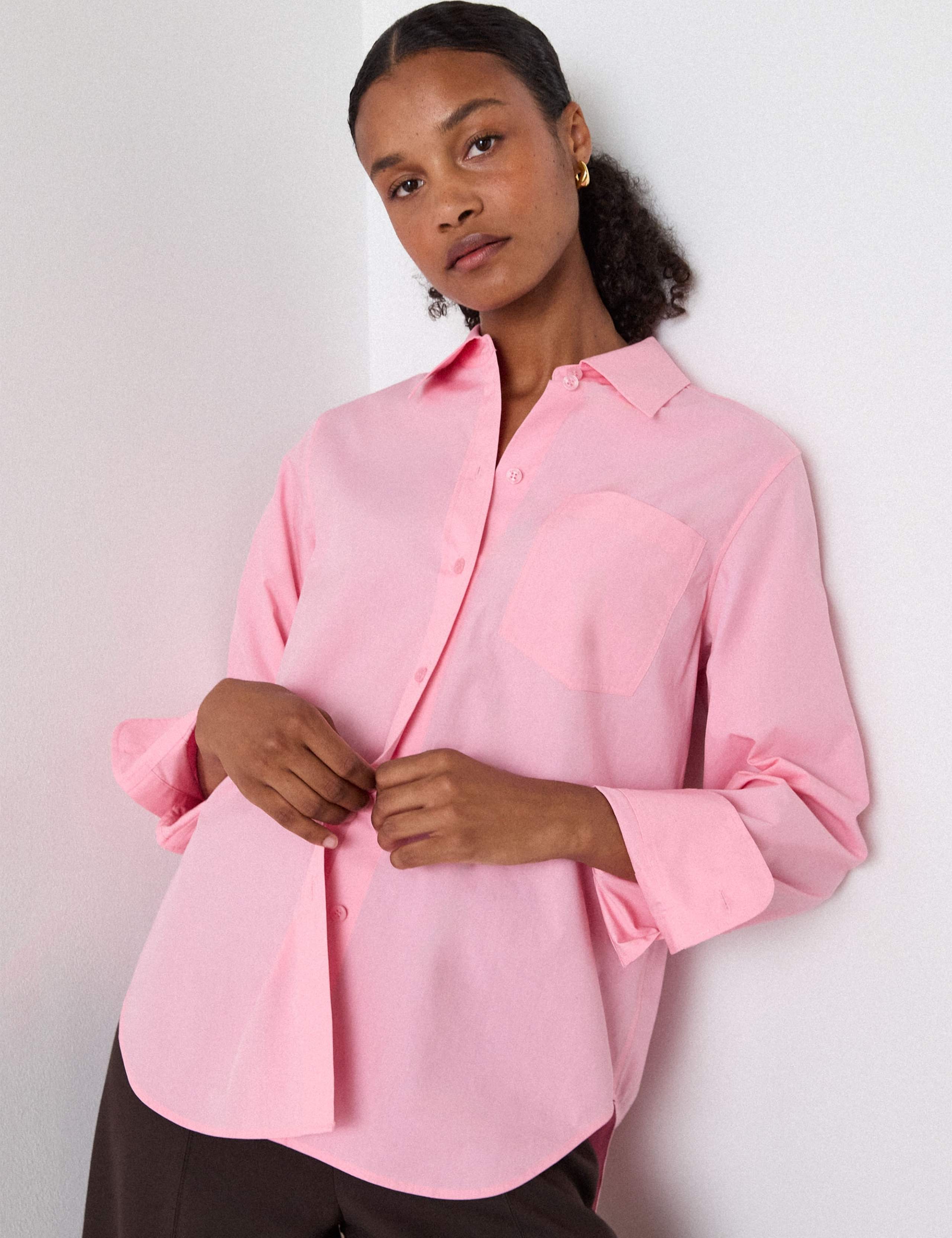 Pure Cotton Button Through Blouse 6 of 6