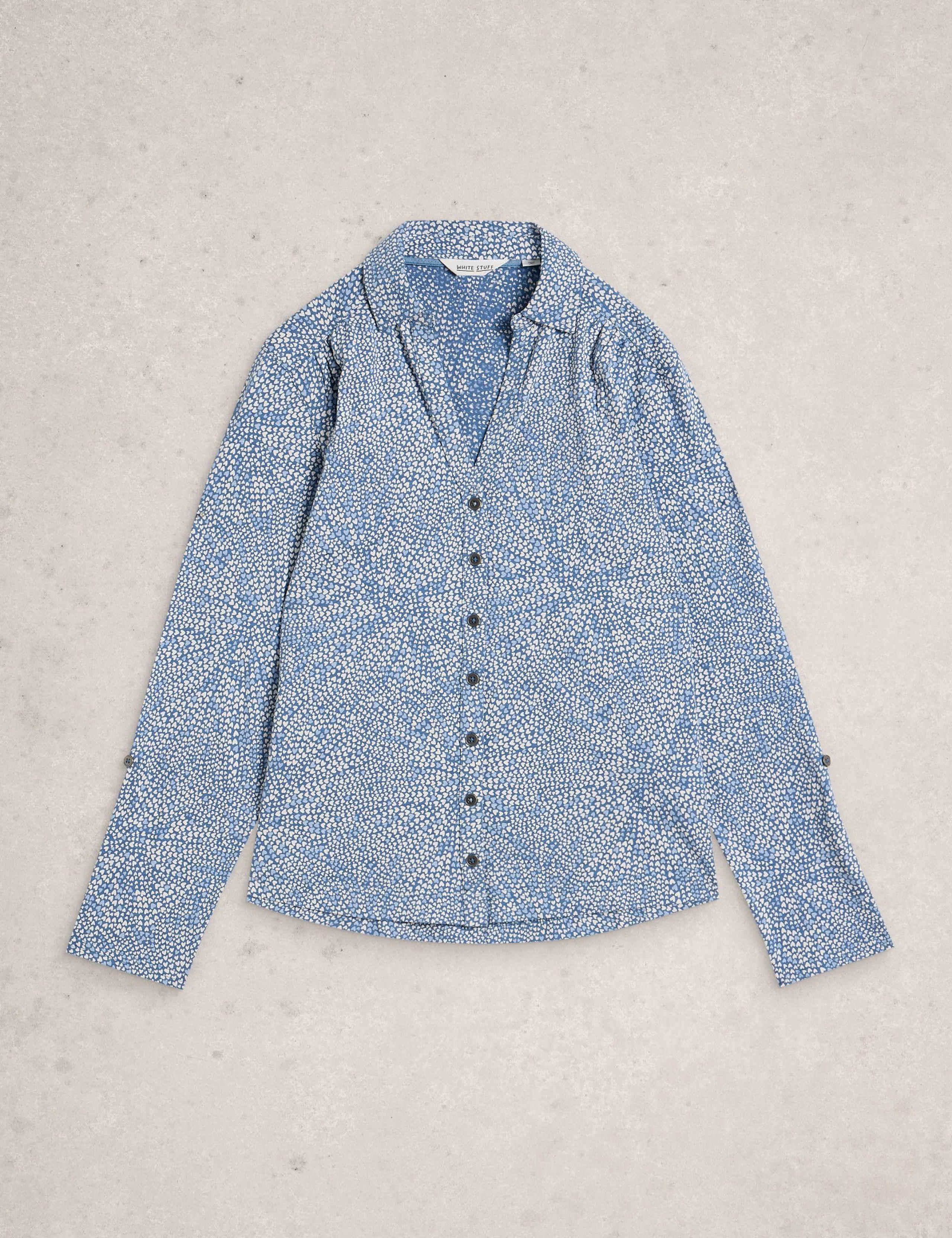 Pure Cotton Printed Collared Shirt 2 of 6