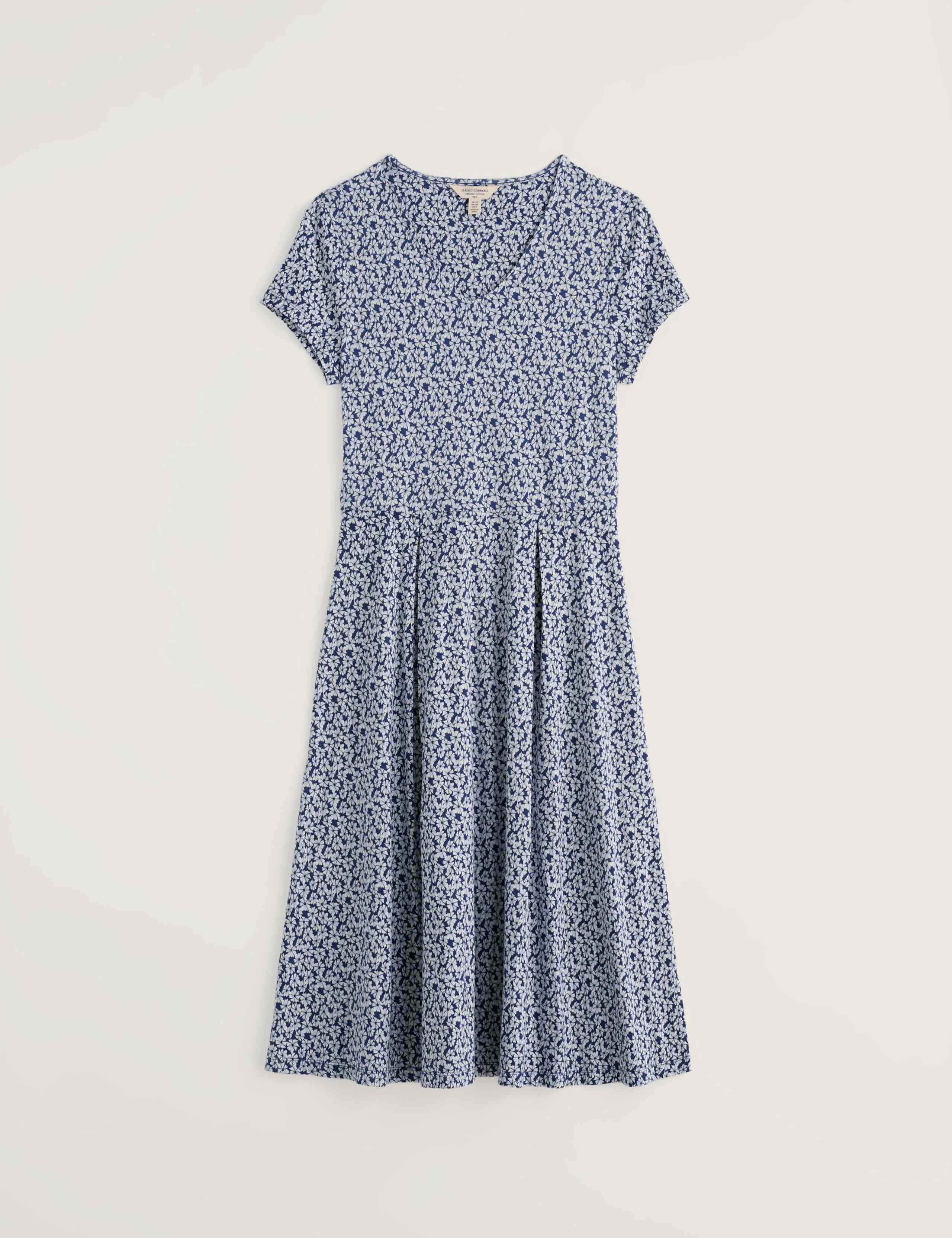 Cotton Rich Floral Midi T-Shirt Dress 2 of 5