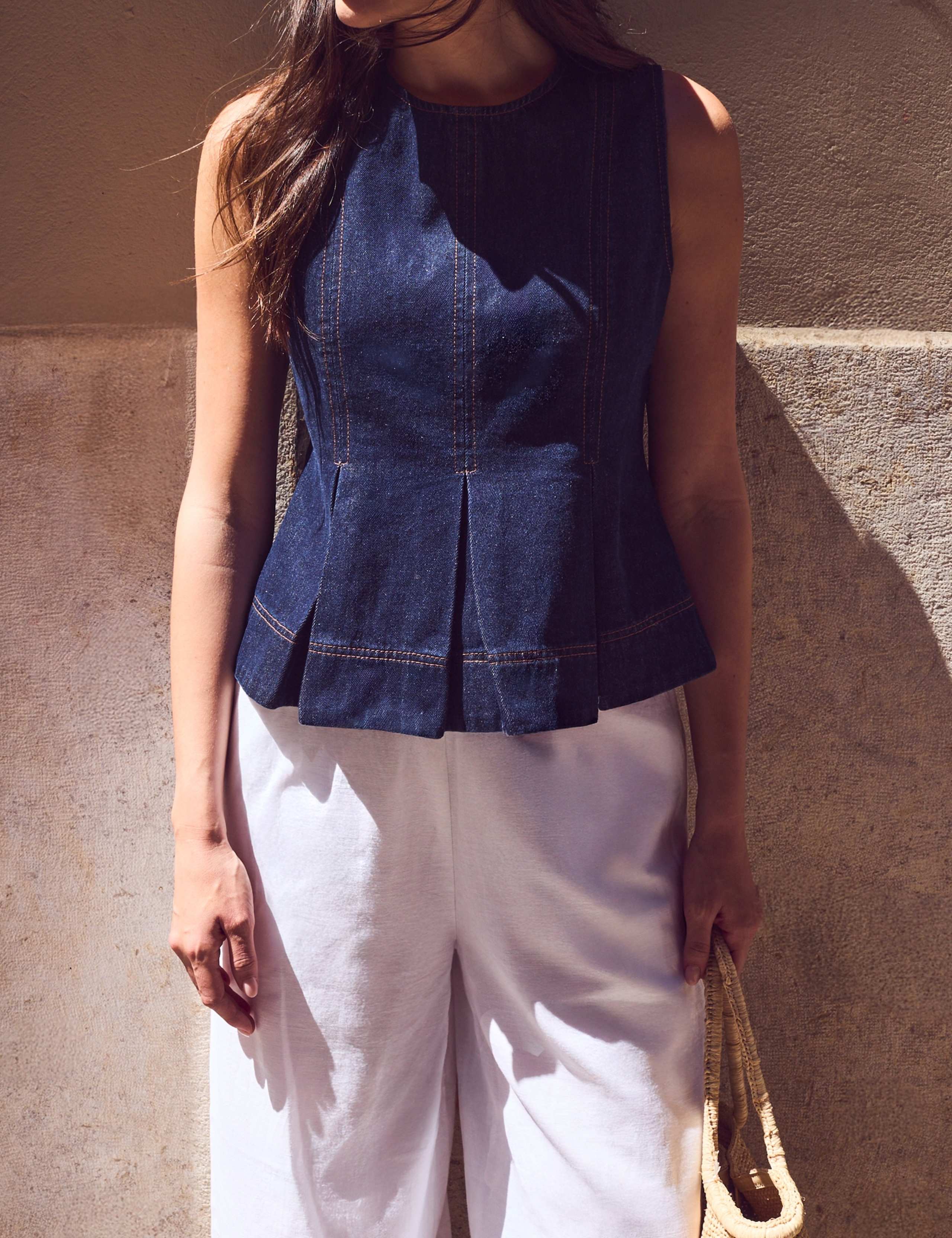 Cotton Rich Peplum Top 4 of 5