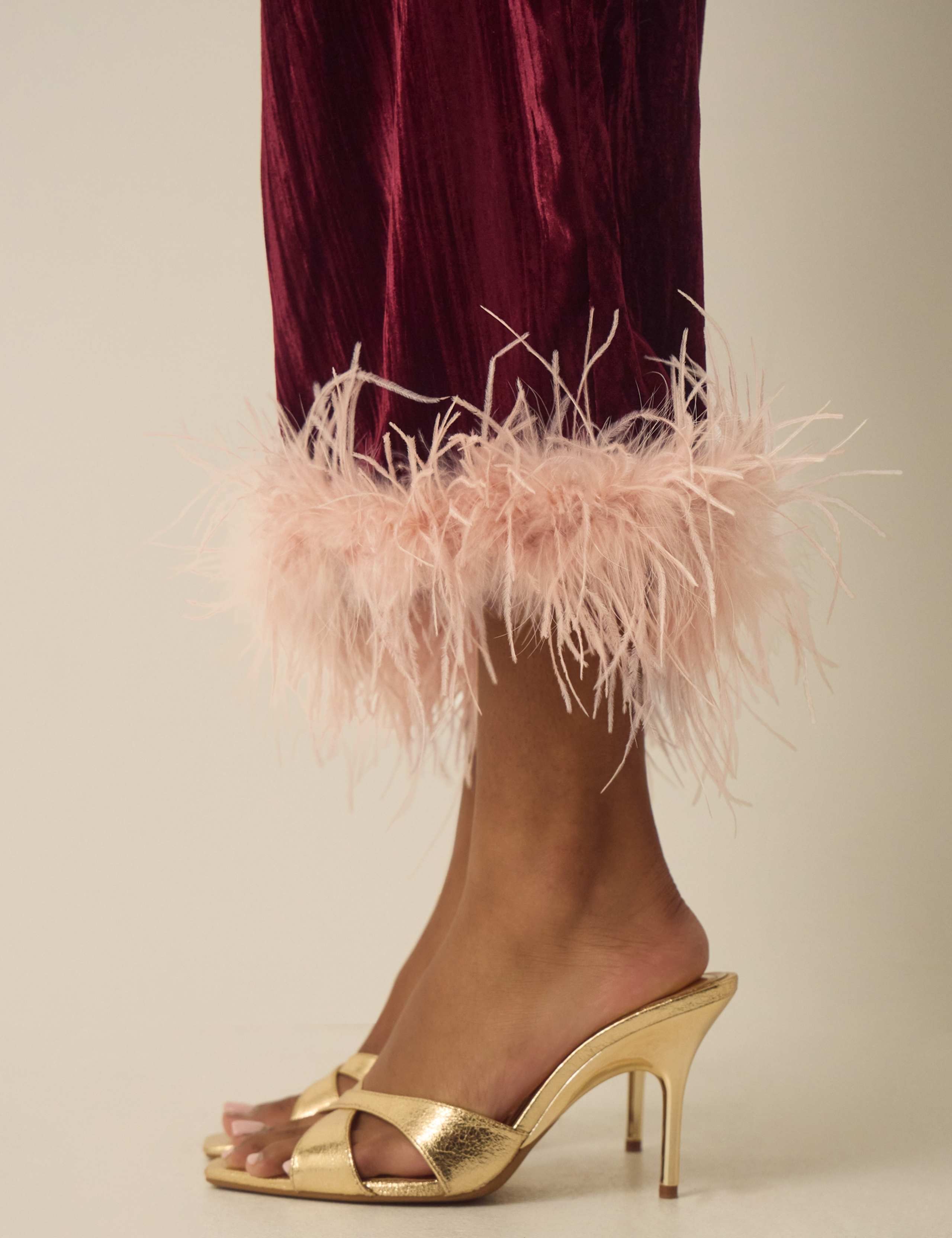 Velvet Cropped Trousers 6 of 6