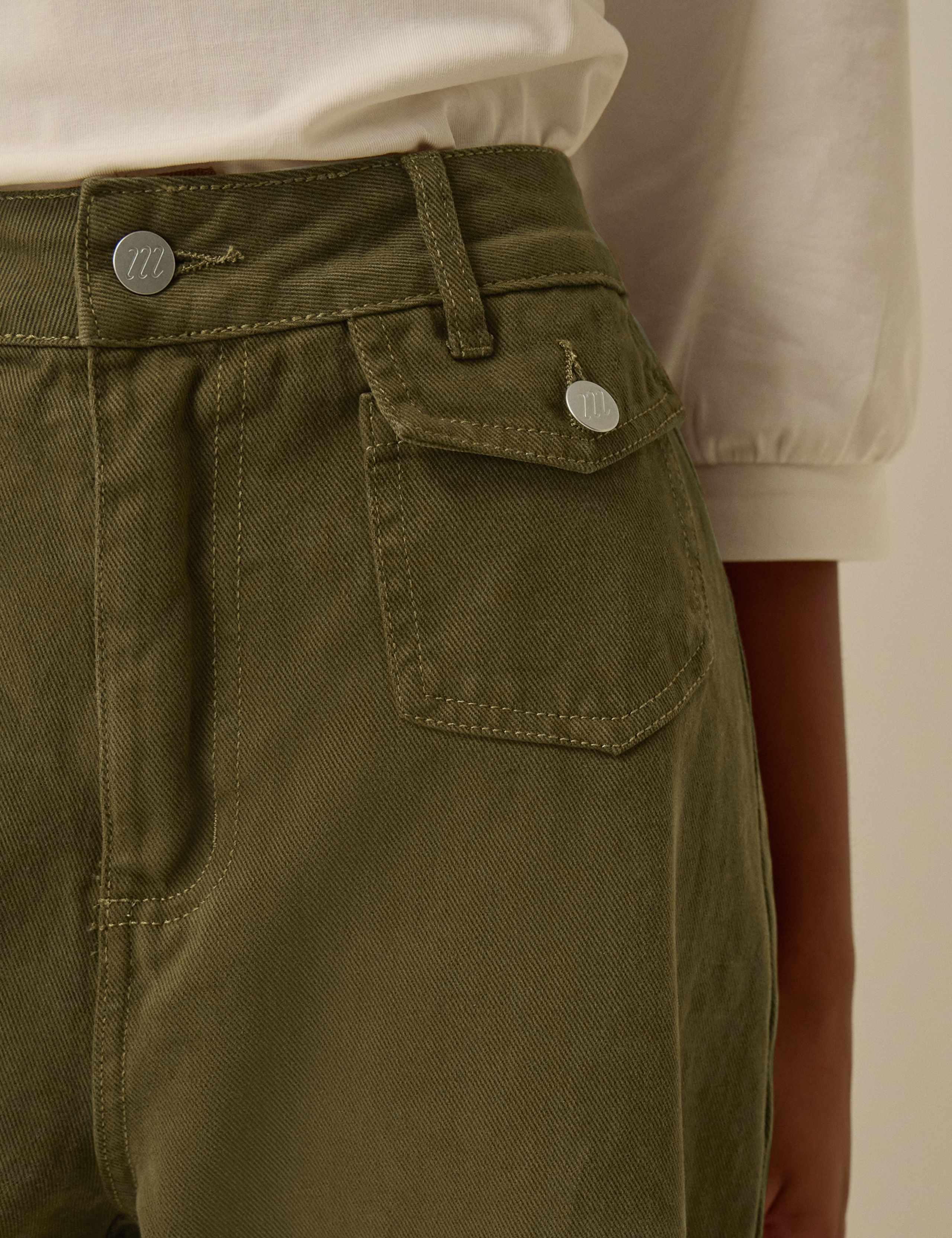 High Waisted Wide Leg Flared Jeans 4 of 4