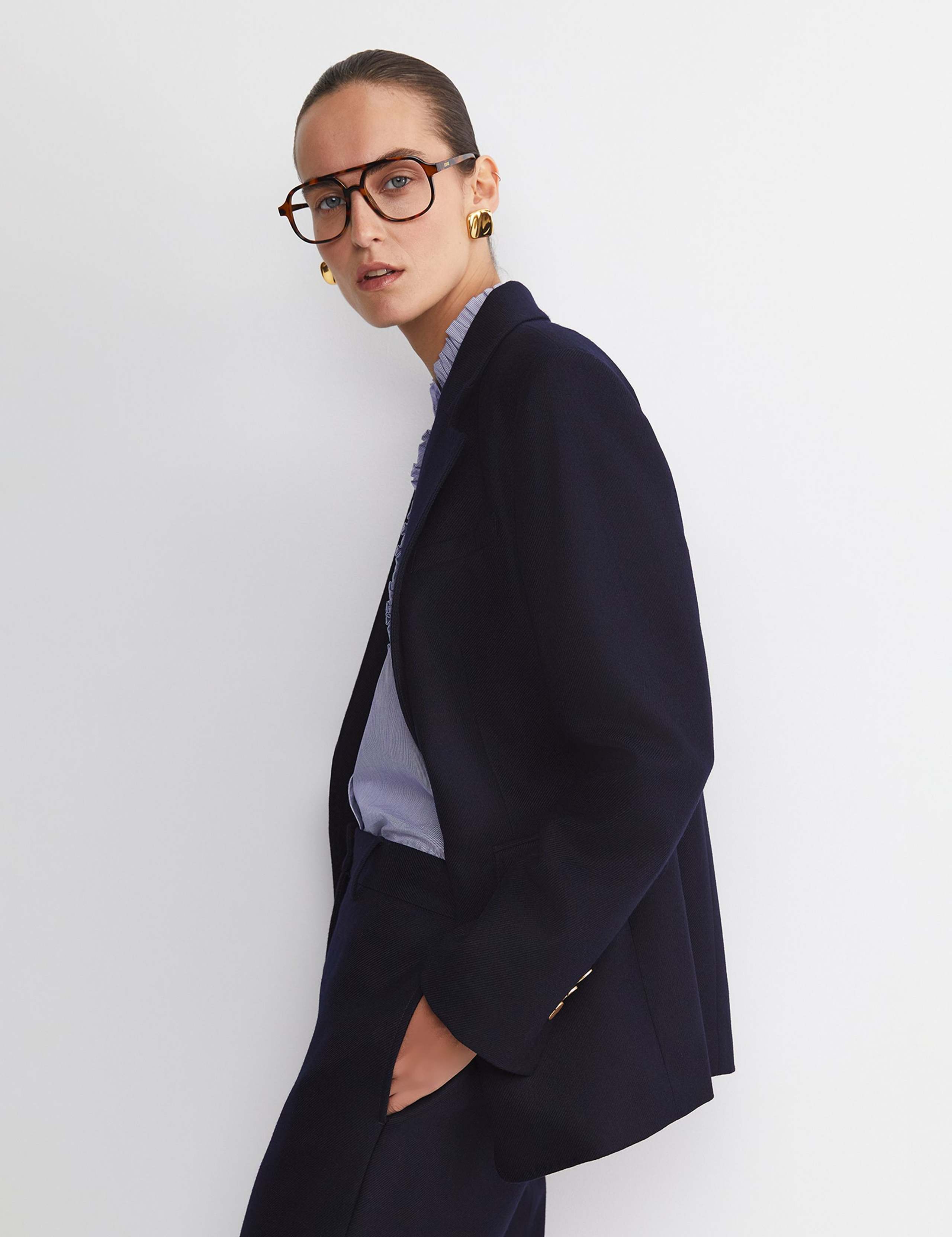 Wool Rich Tailored Single Breasted Blazer 6 of 6