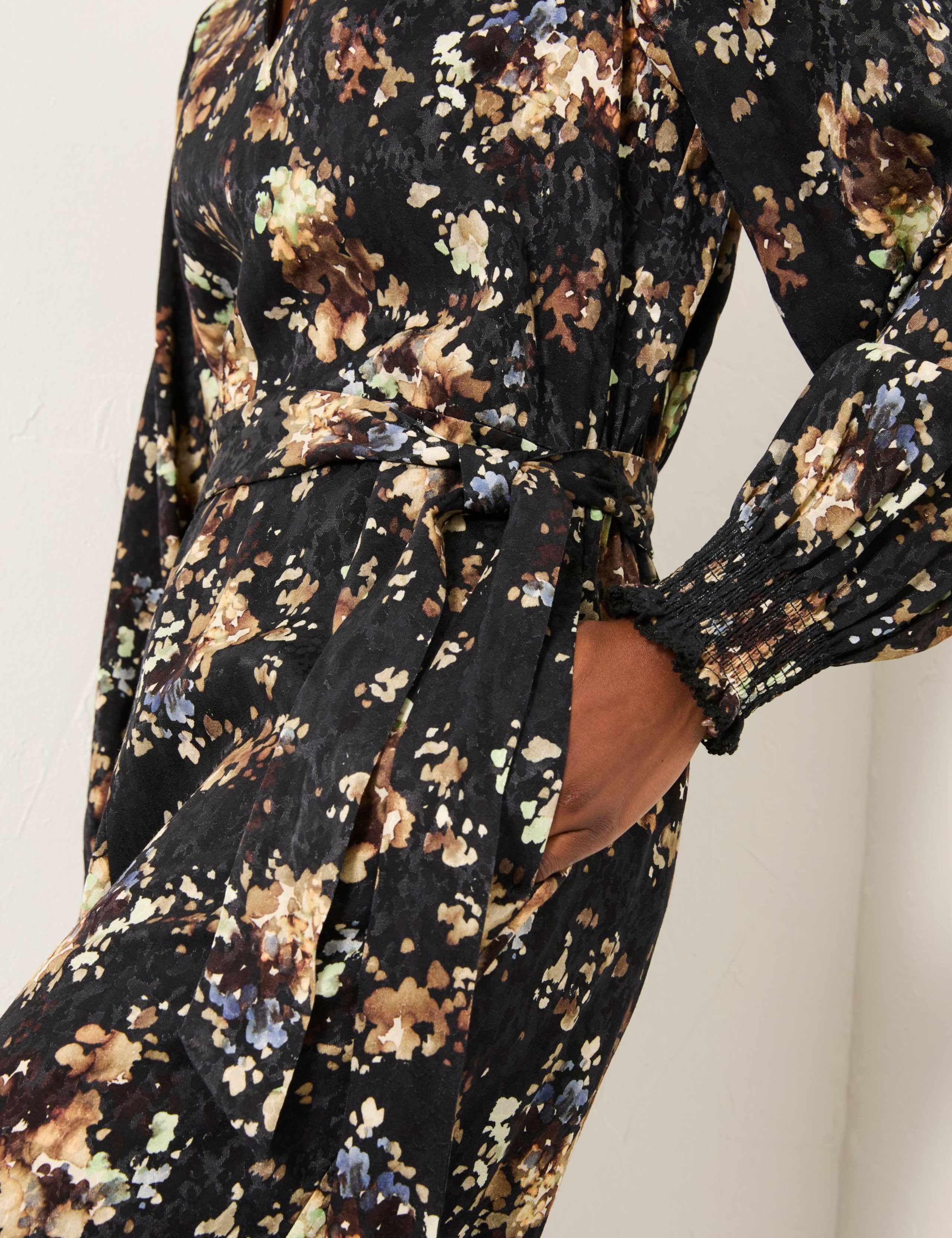 Floral Long Sleeve Jumpsuit 5 of 8