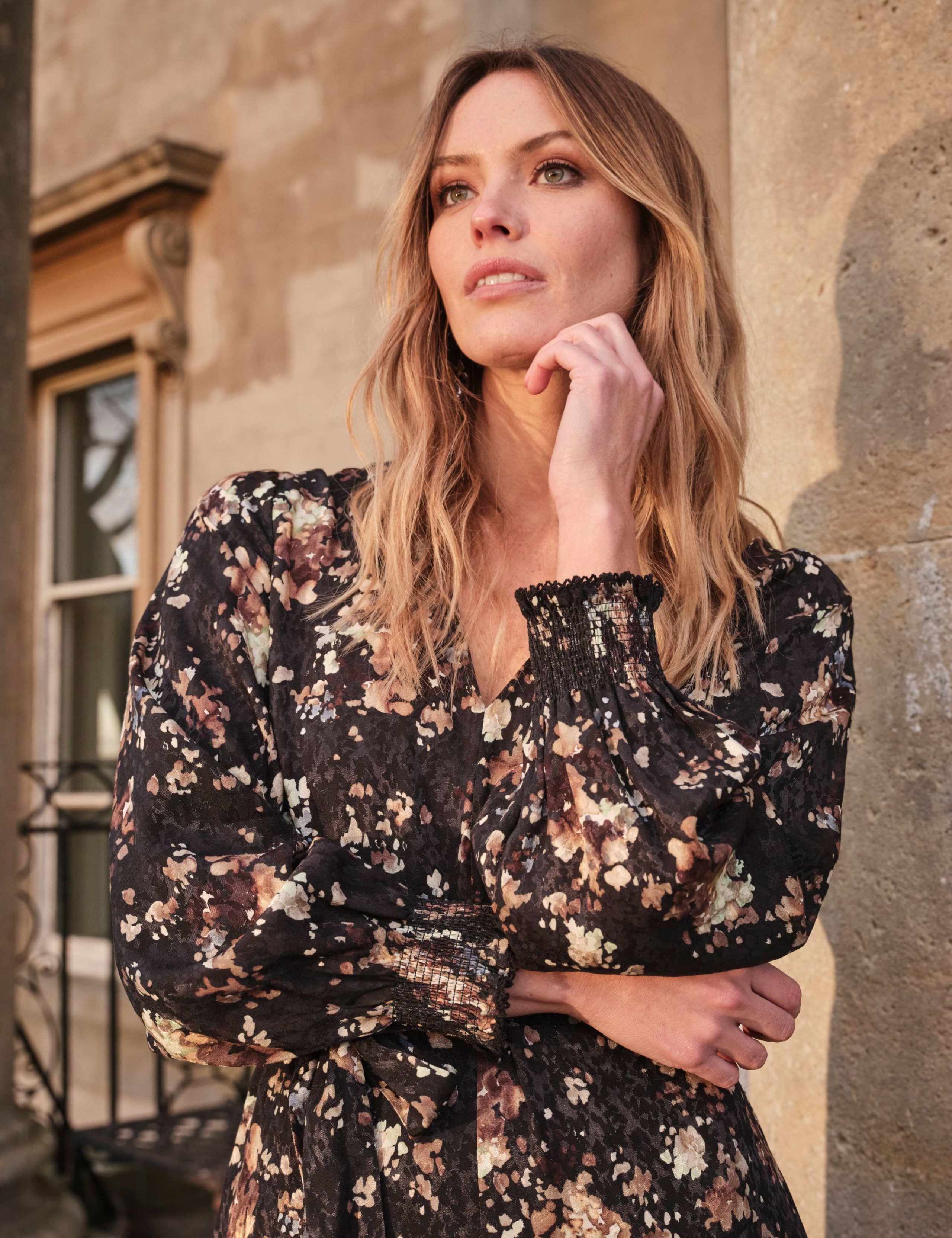 Floral Long Sleeve Jumpsuit 6 of 8