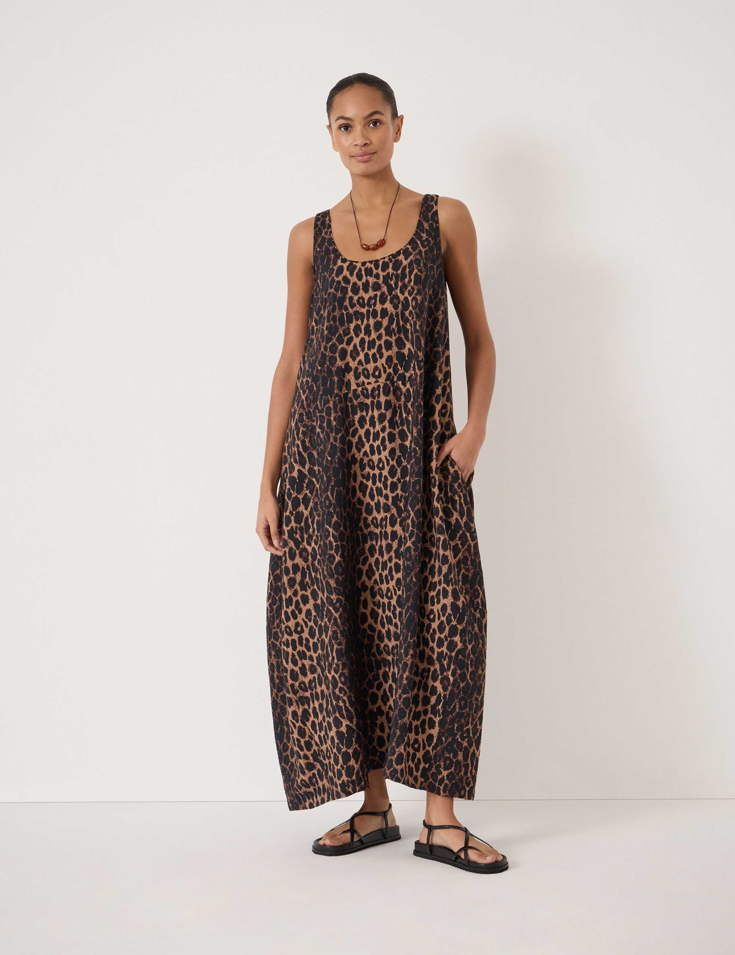 Scoop Neck Maxi Column Dress 1 of 4