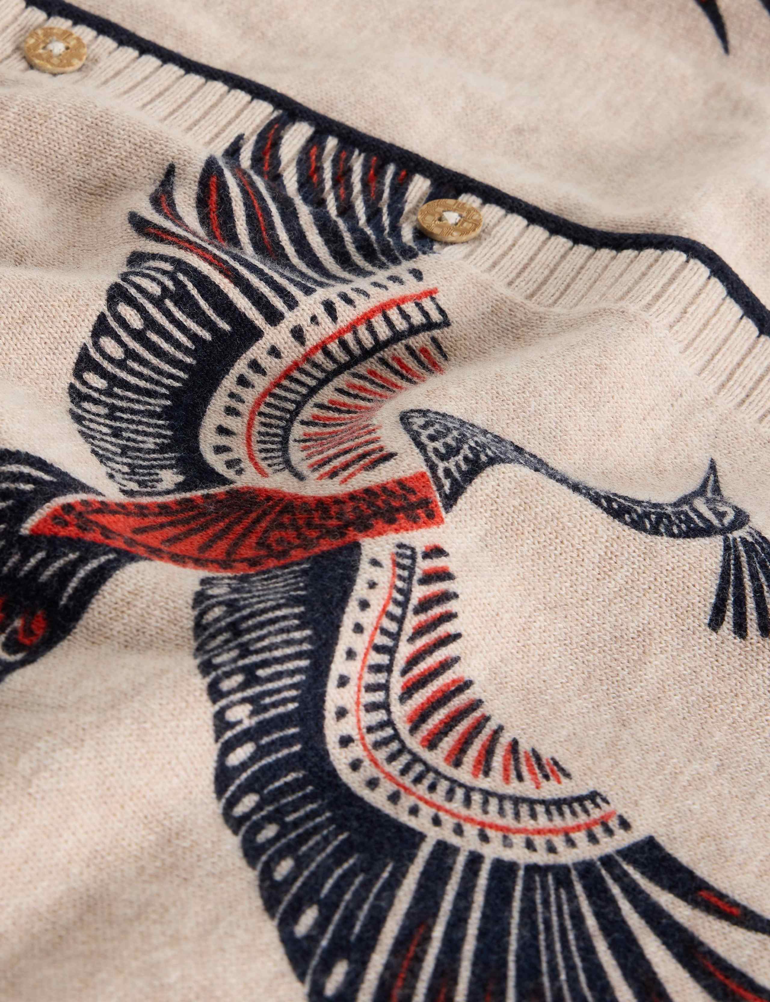 Pure Cotton Floral Cardigan 6 of 6