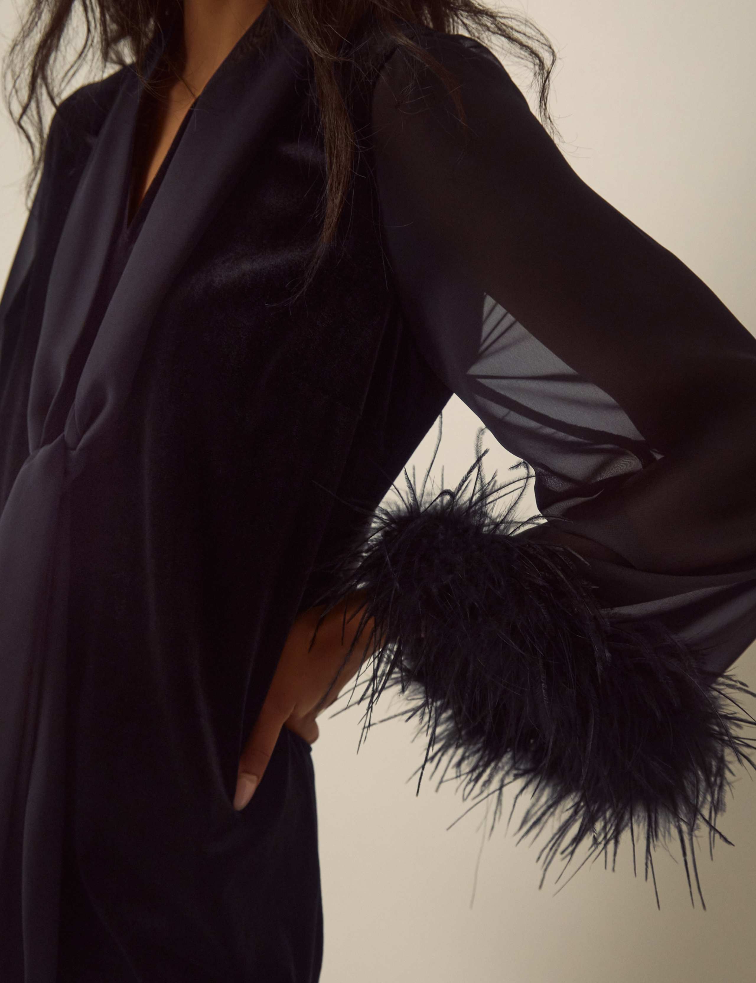 Tie Detail Knee Length Swing Dress 6 of 6