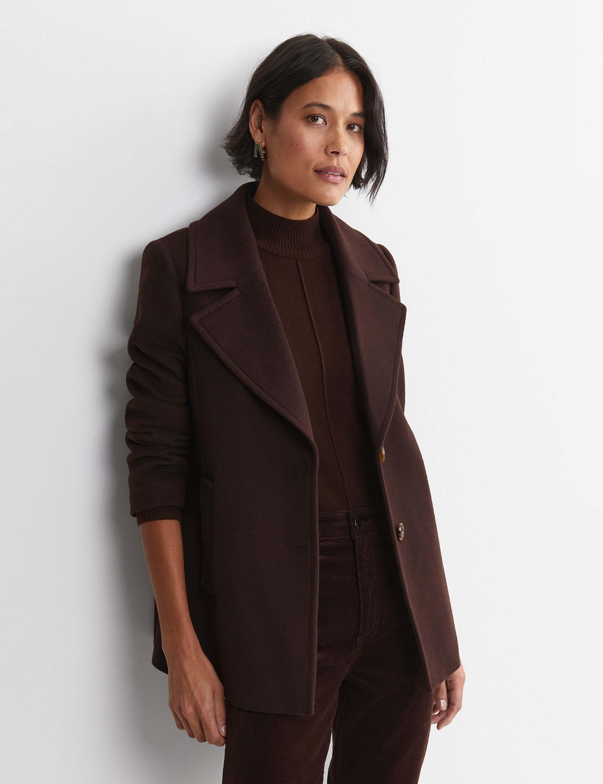 Wool Rich Collared Short Jacket 3 of 6