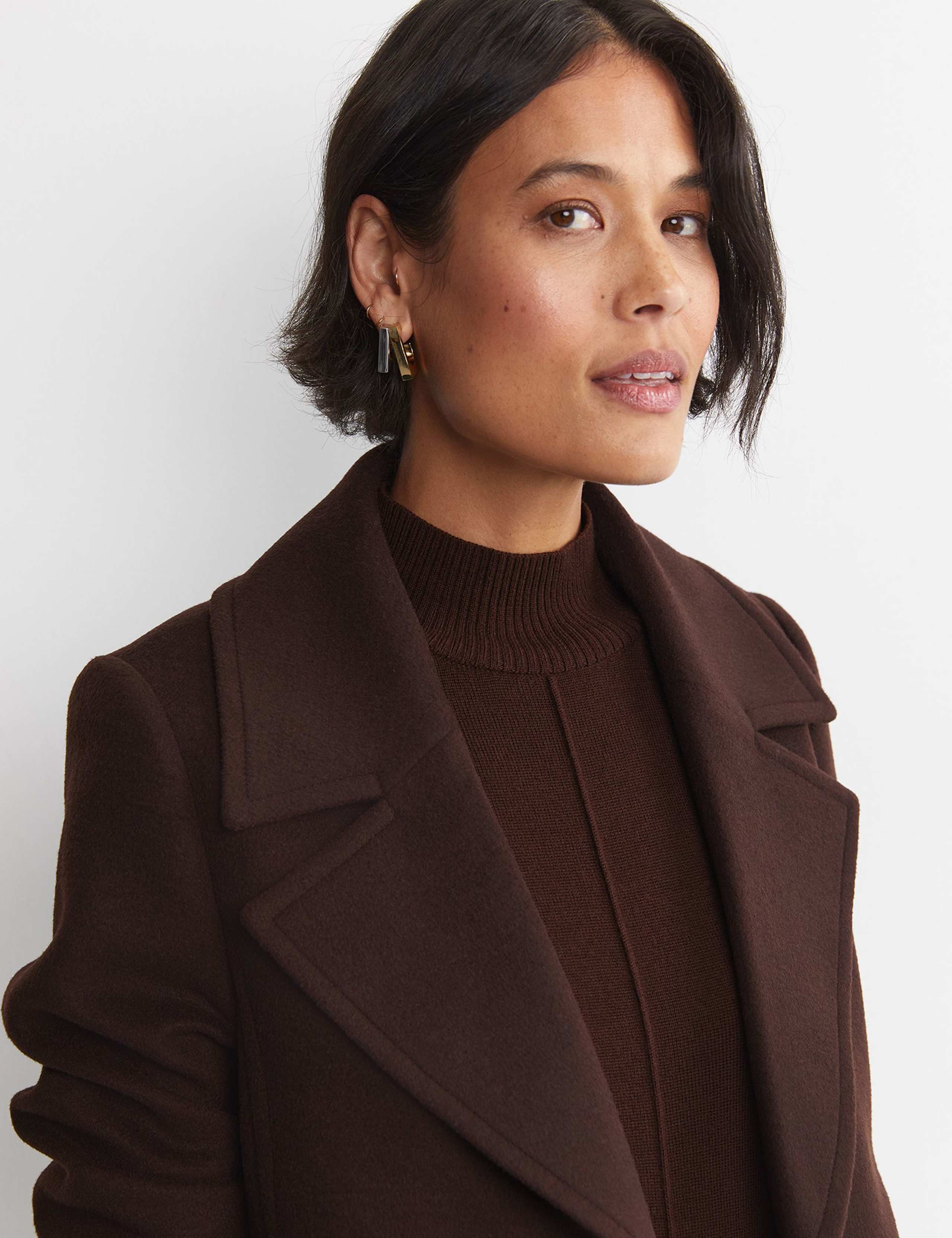 Wool Rich Collared Short Jacket 6 of 6