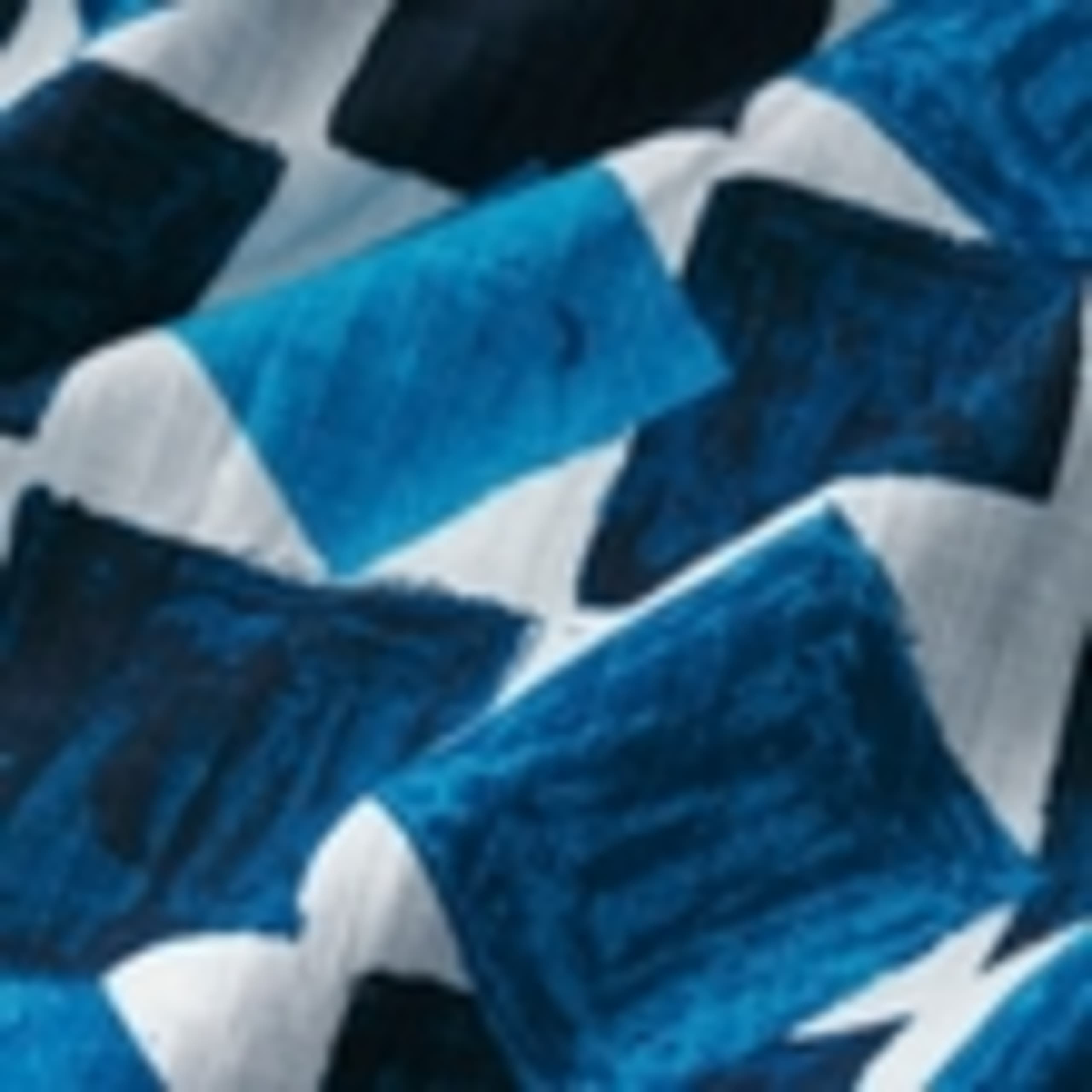 Pure Cotton Geometric Midaxi Waisted Dress 5 of 5