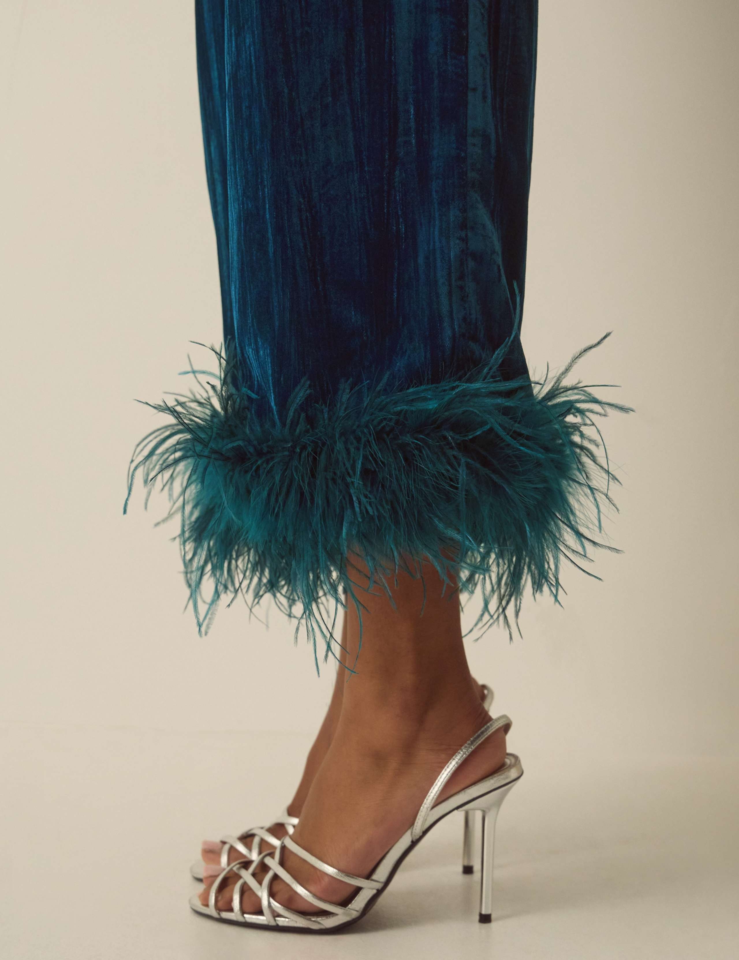 Velvet Cropped Trousers 5 of 5