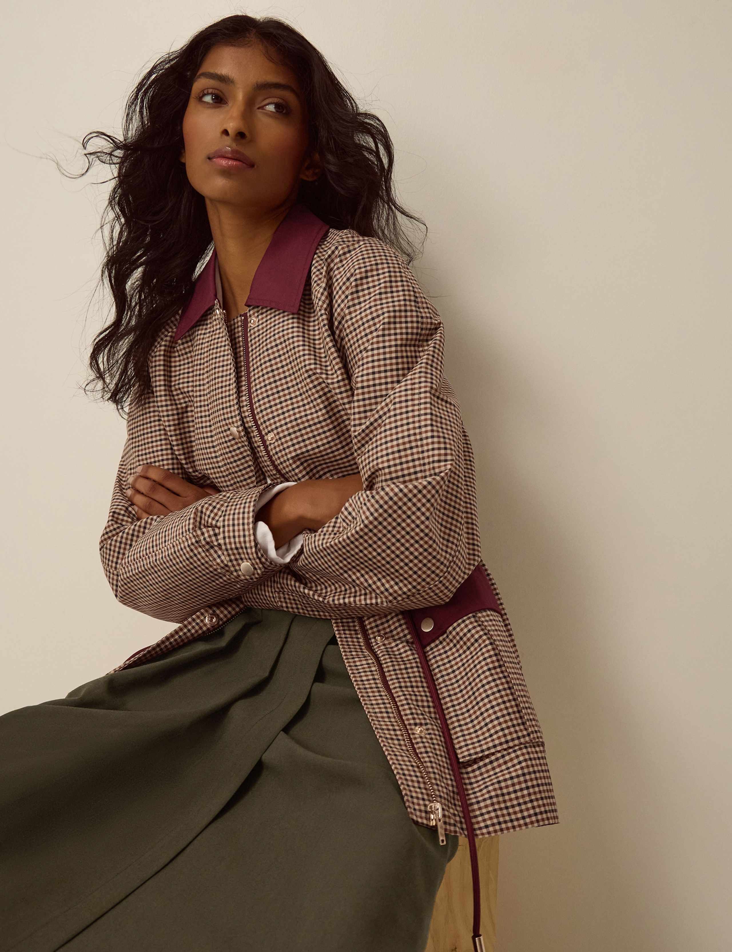 Cotton Blend Printed Lightweight Jacket 3 of 4