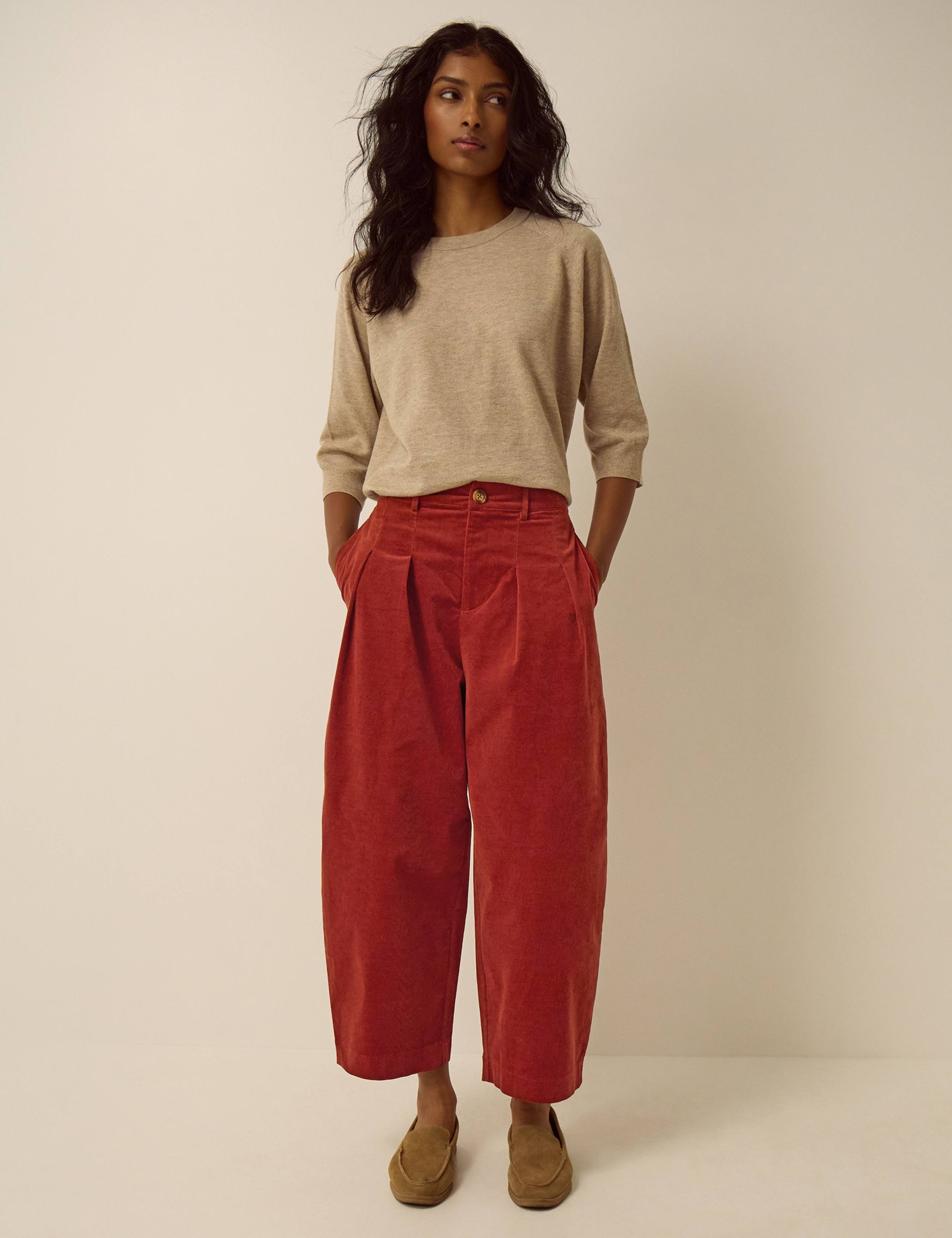 Corduroy Wide Leg Trousers 2 of 4
