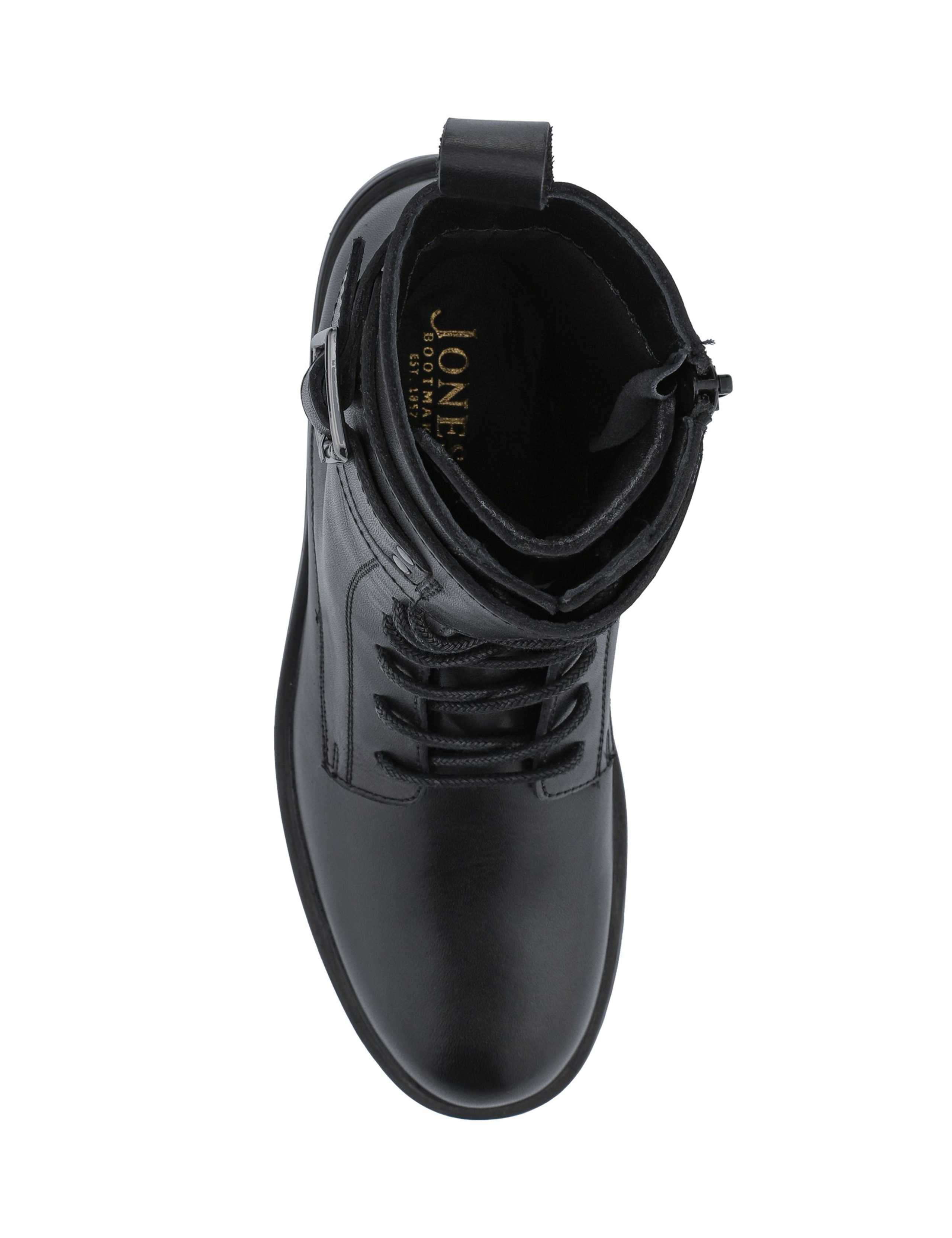 Leather Military Style Lace-Up Ankle Boots 4 of 6