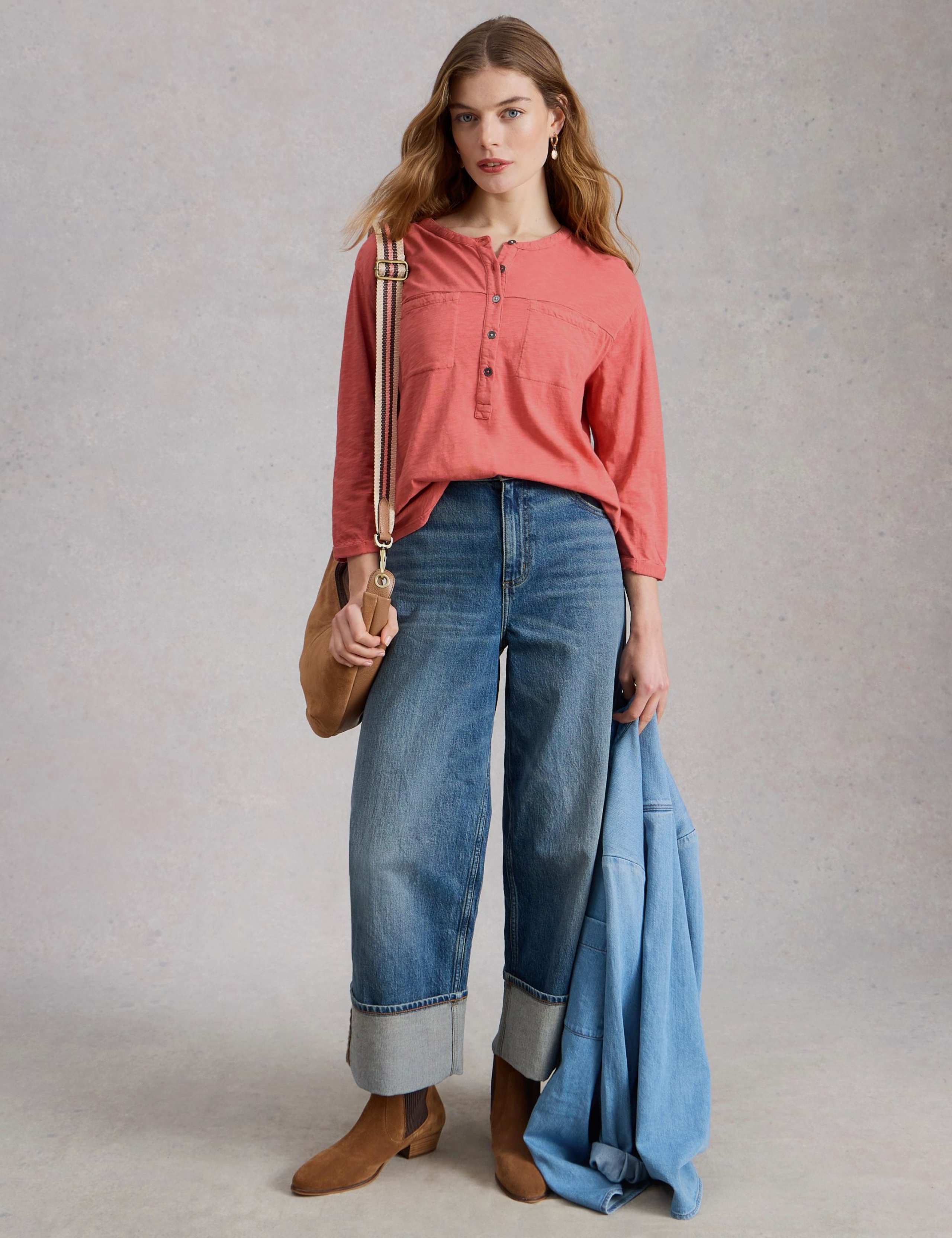 Pure Cotton Button Front Shirt 1 of 6