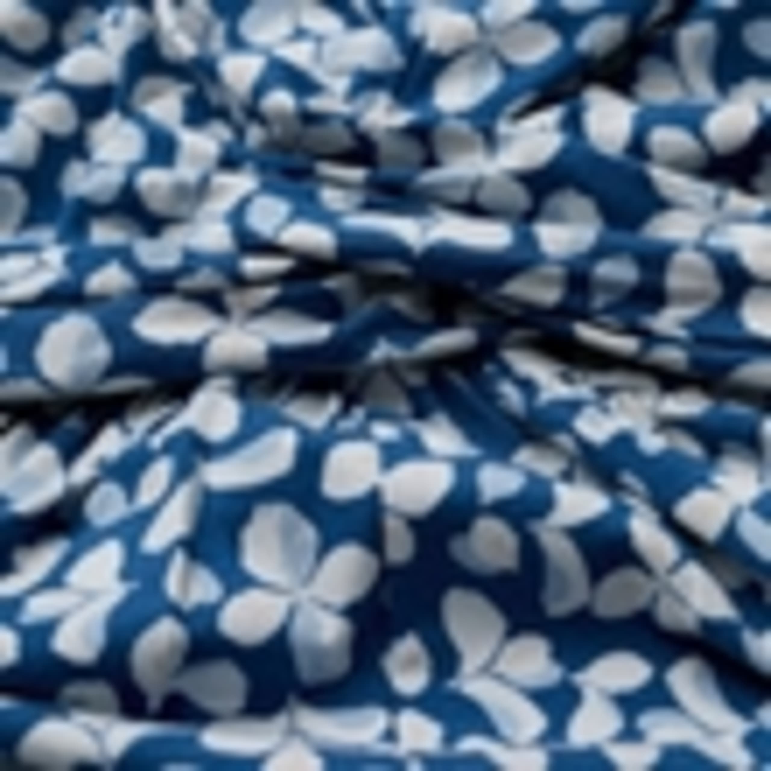 Cotton Rich Floral Twist Front Midi Tea Dress 5 of 5