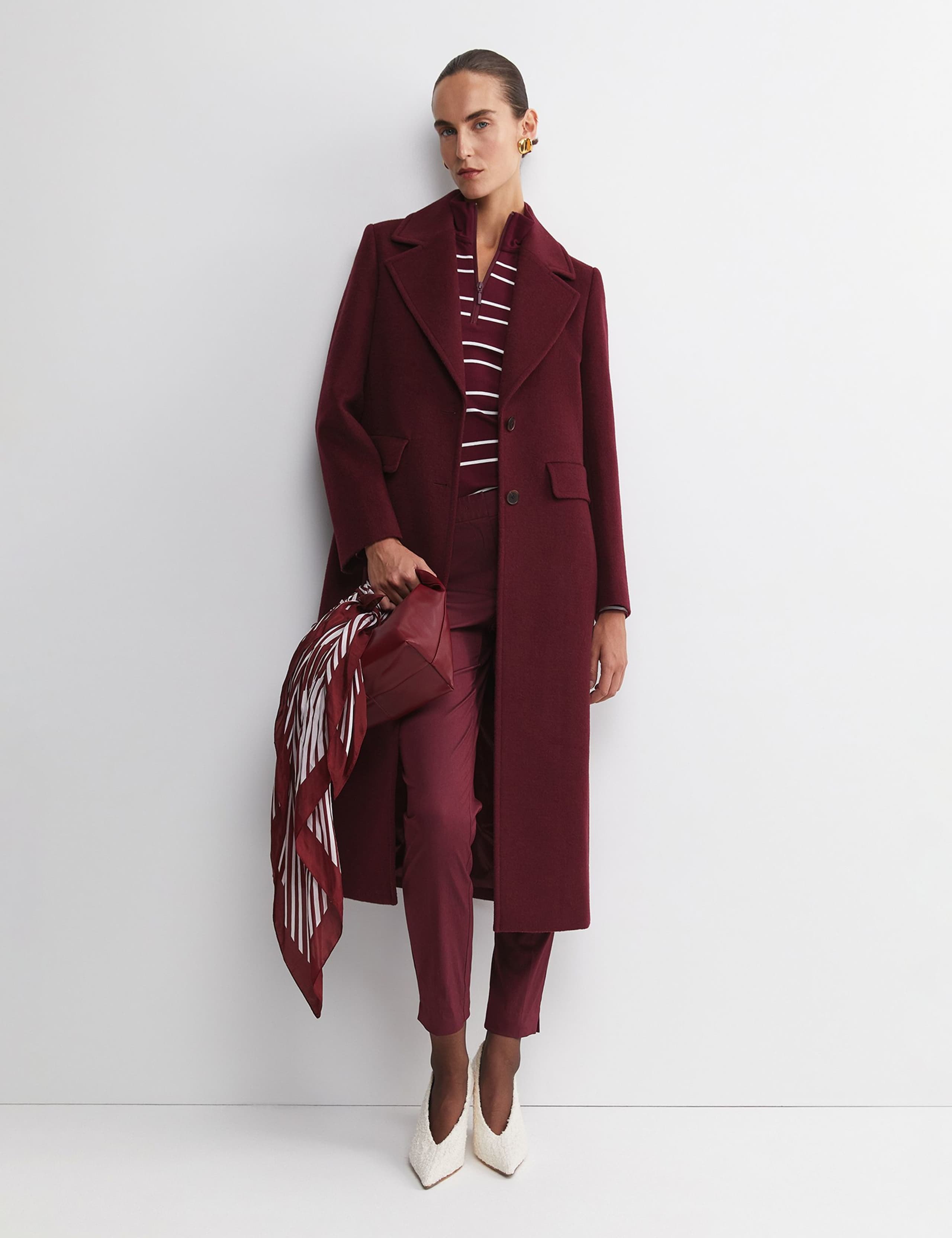 Wool Rich Longline Coat 2 of 6