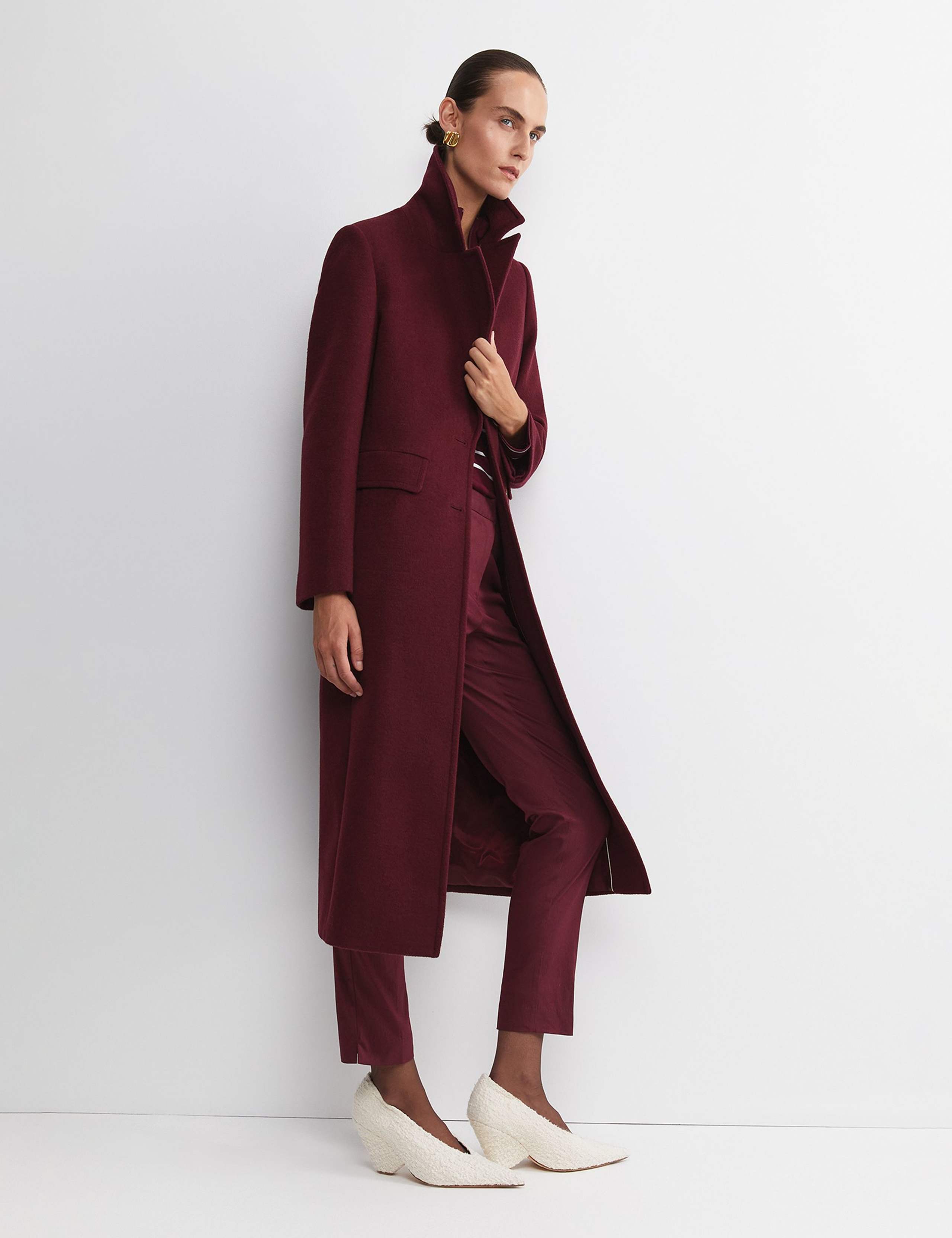Wool Rich Longline Coat 3 of 6