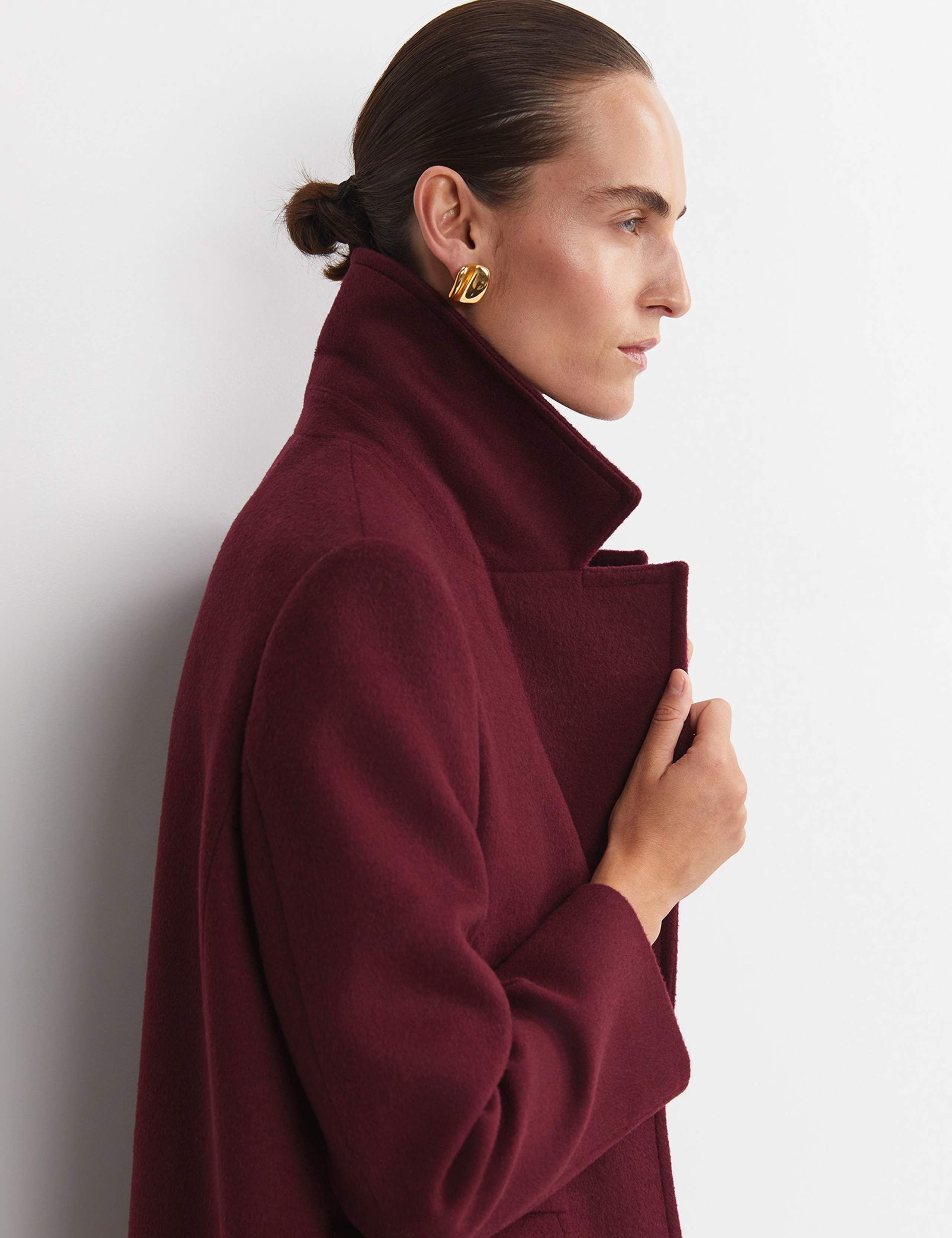 Wool Rich Longline Coat 4 of 6