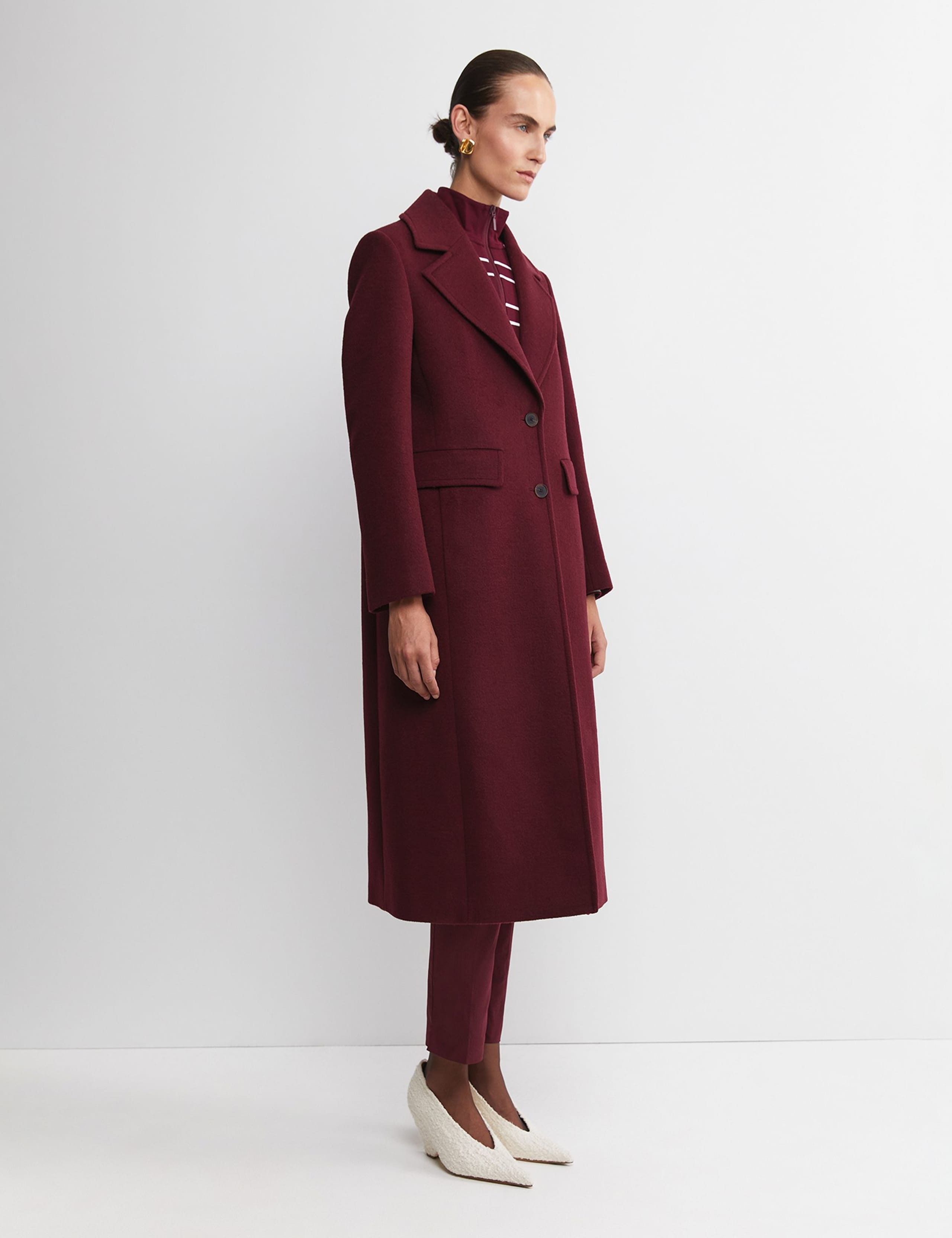 Wool Rich Longline Coat 6 of 6