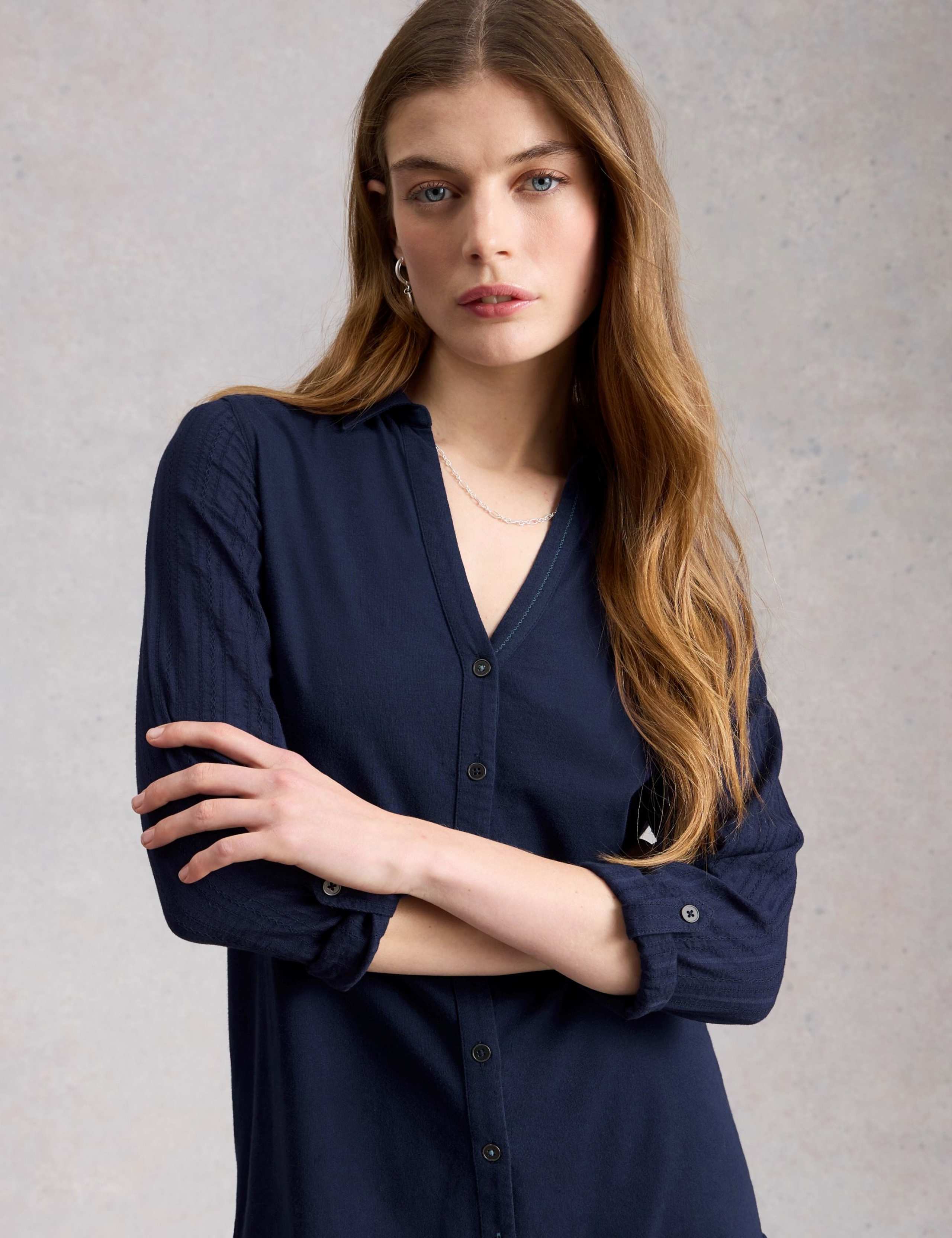 Pure Cotton Collared Shirt 1 of 6