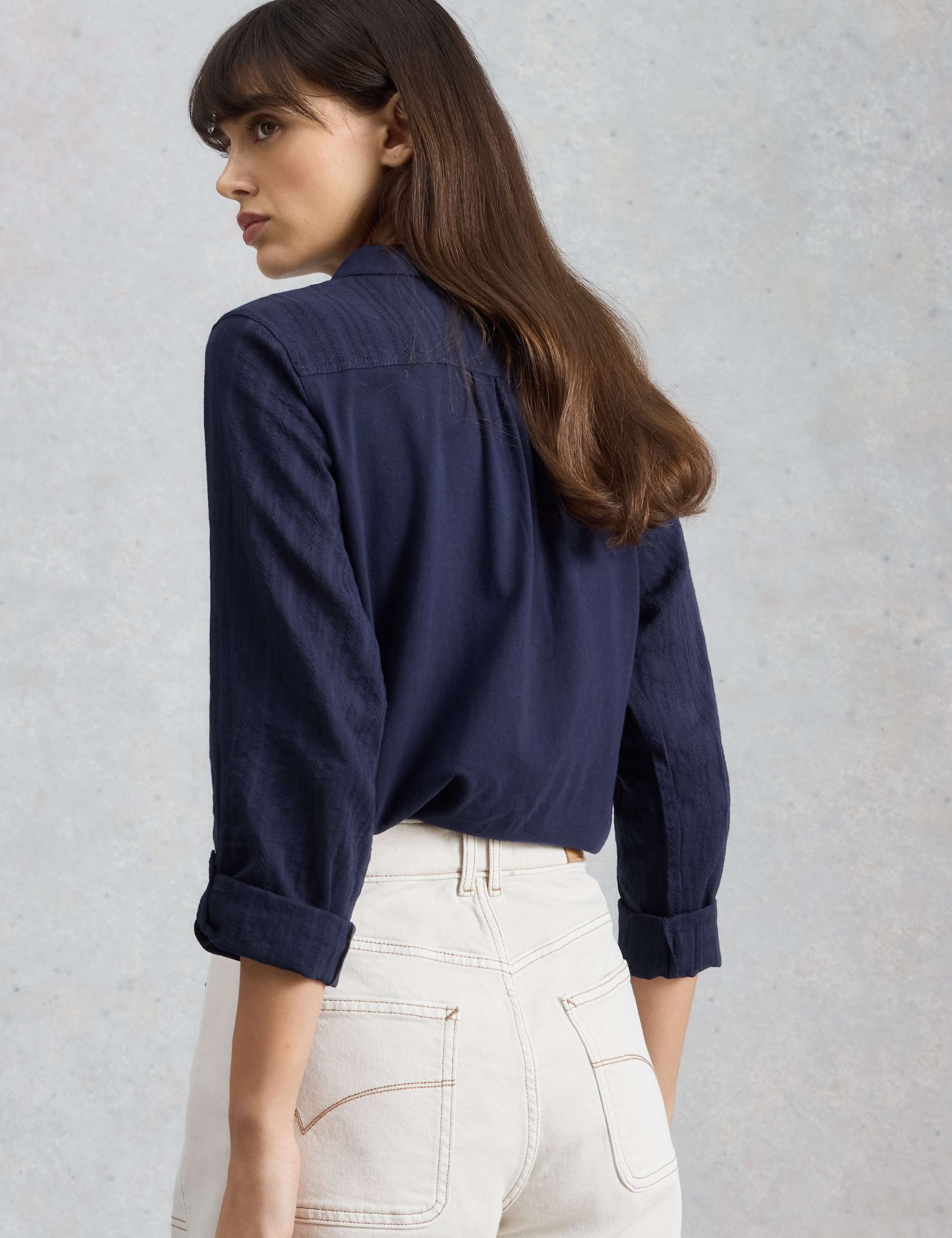 Annie Pure Cotton Collared Shirt 4 of 6