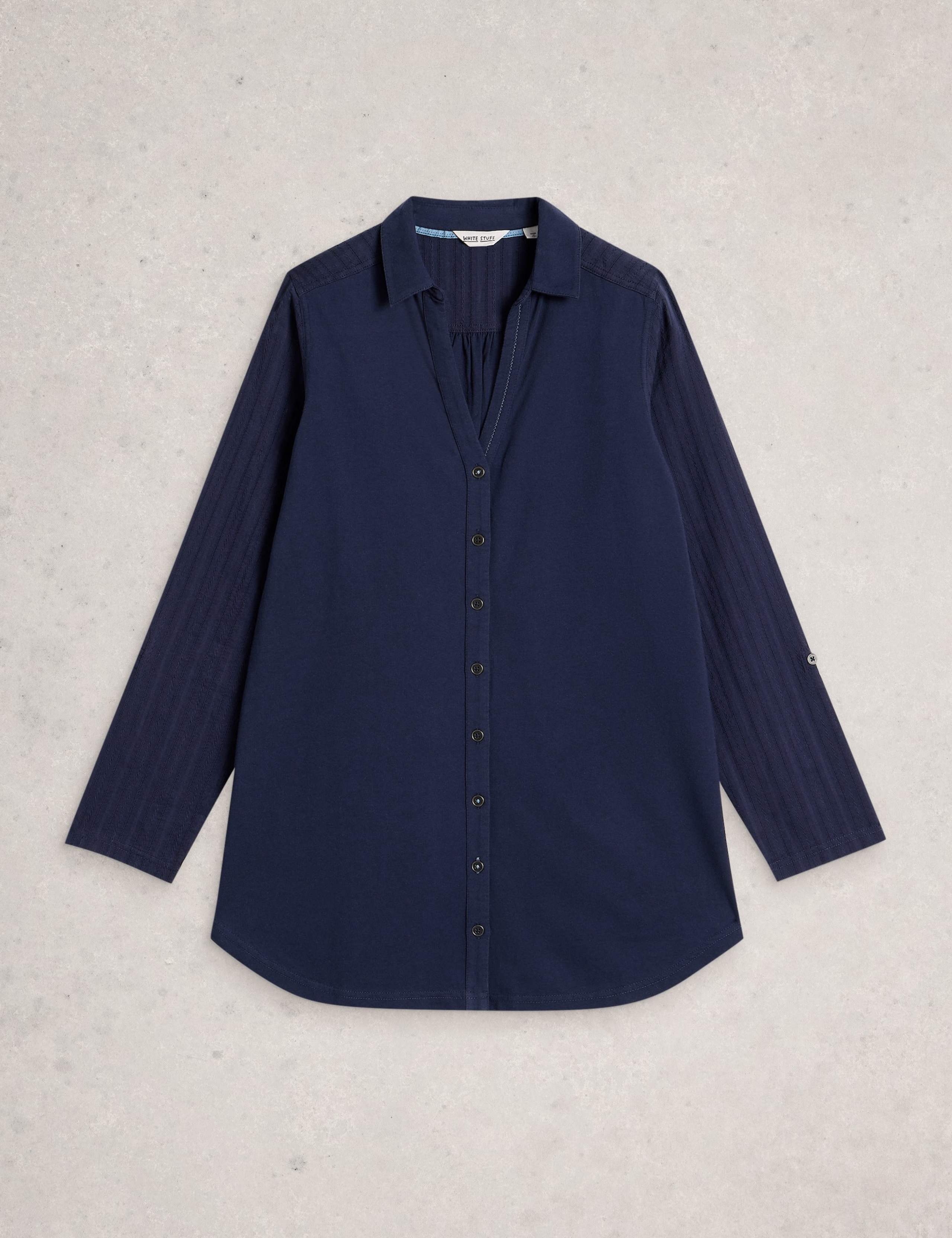 Annie Pure Cotton Collared Shirt 2 of 6