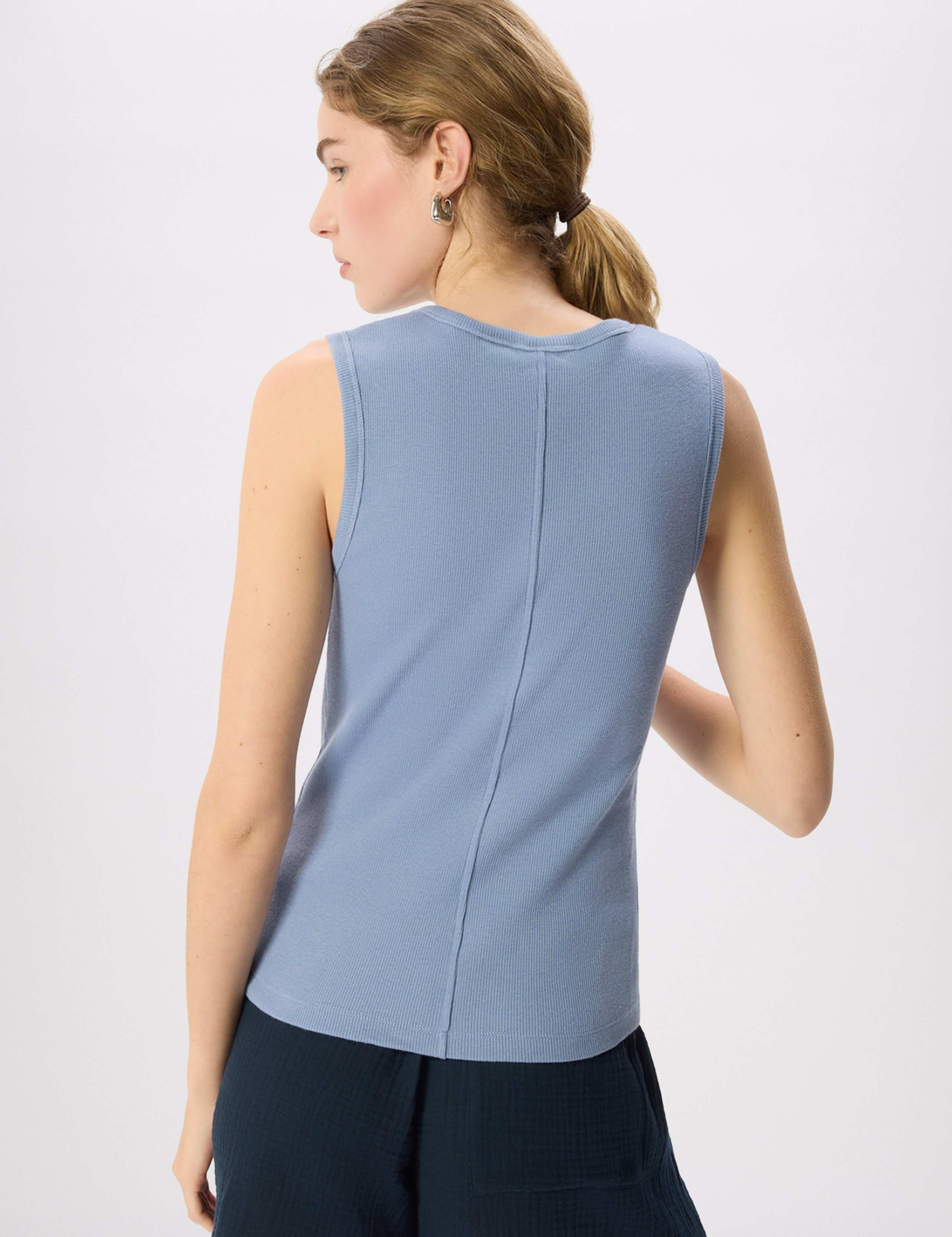 Henley Button Front Tank 5 of 7