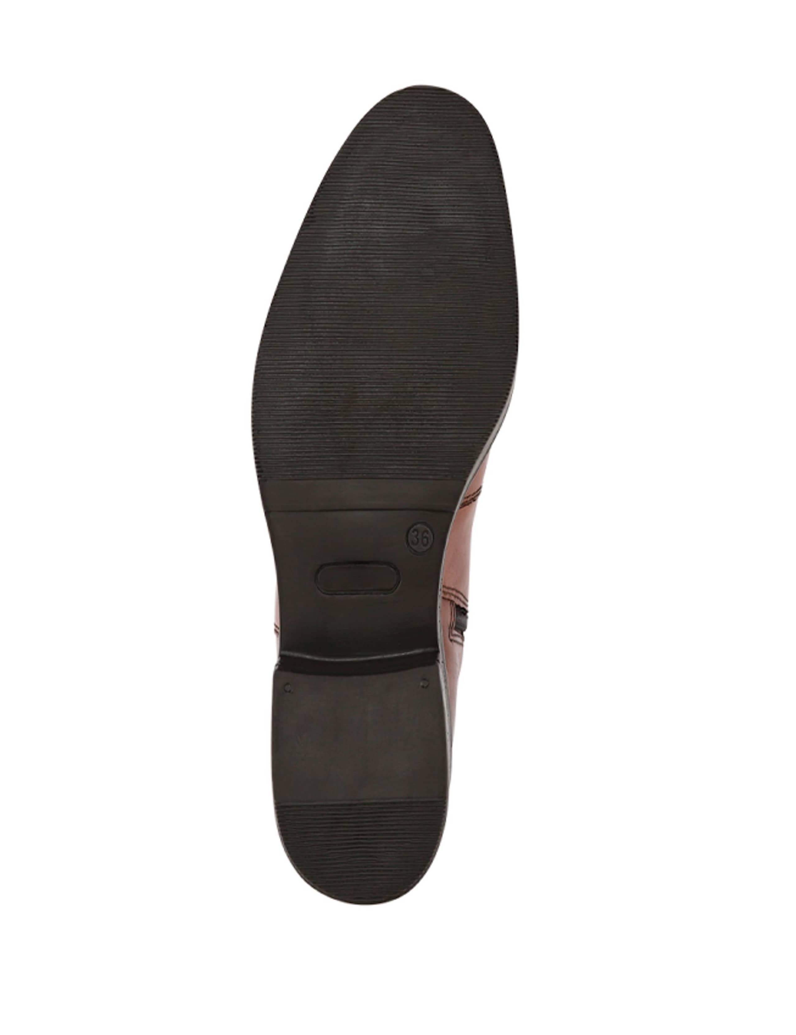 Leather Block Heel Knee High Boots 6 of 6