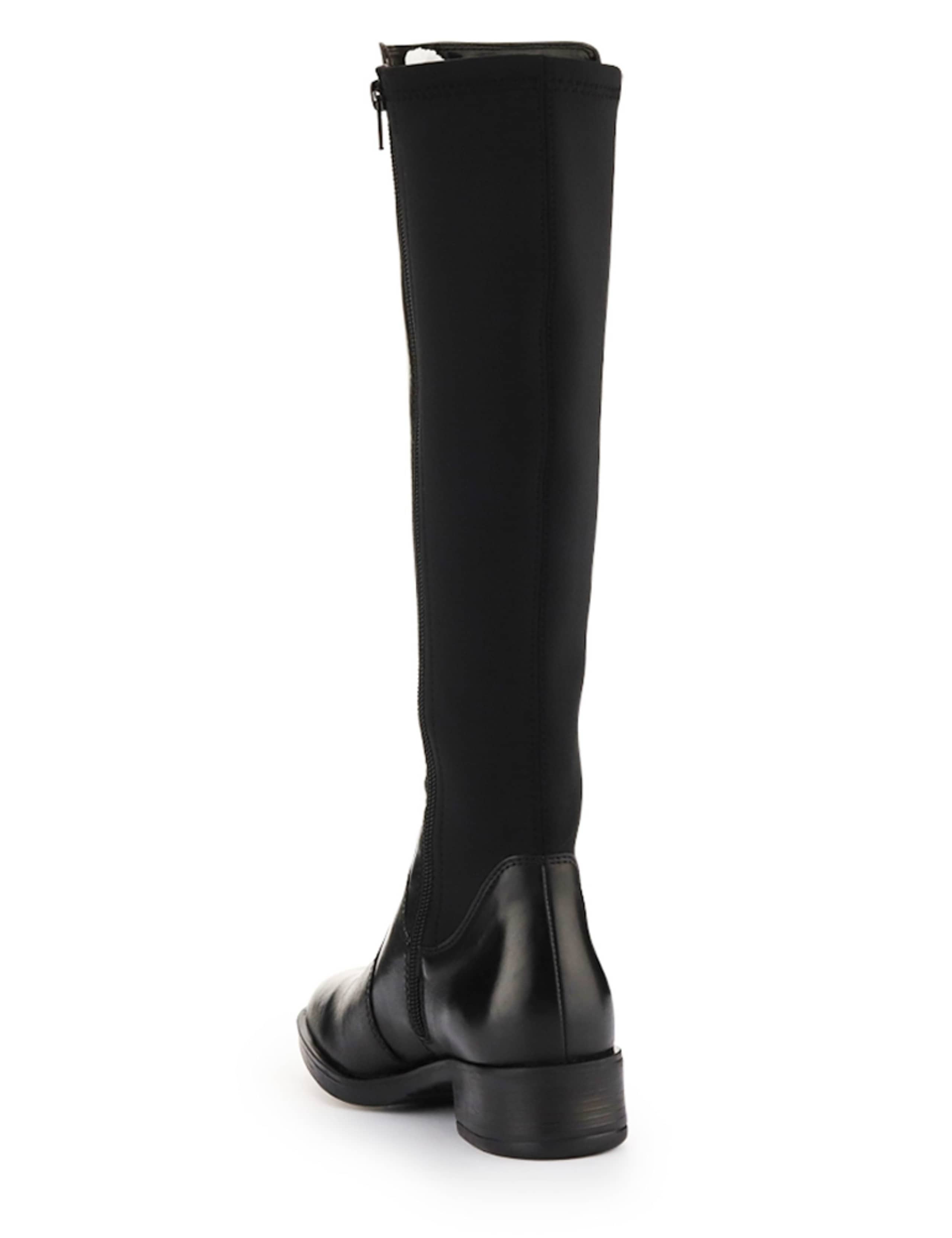 Leather Block Heel Knee High Boots 3 of 6