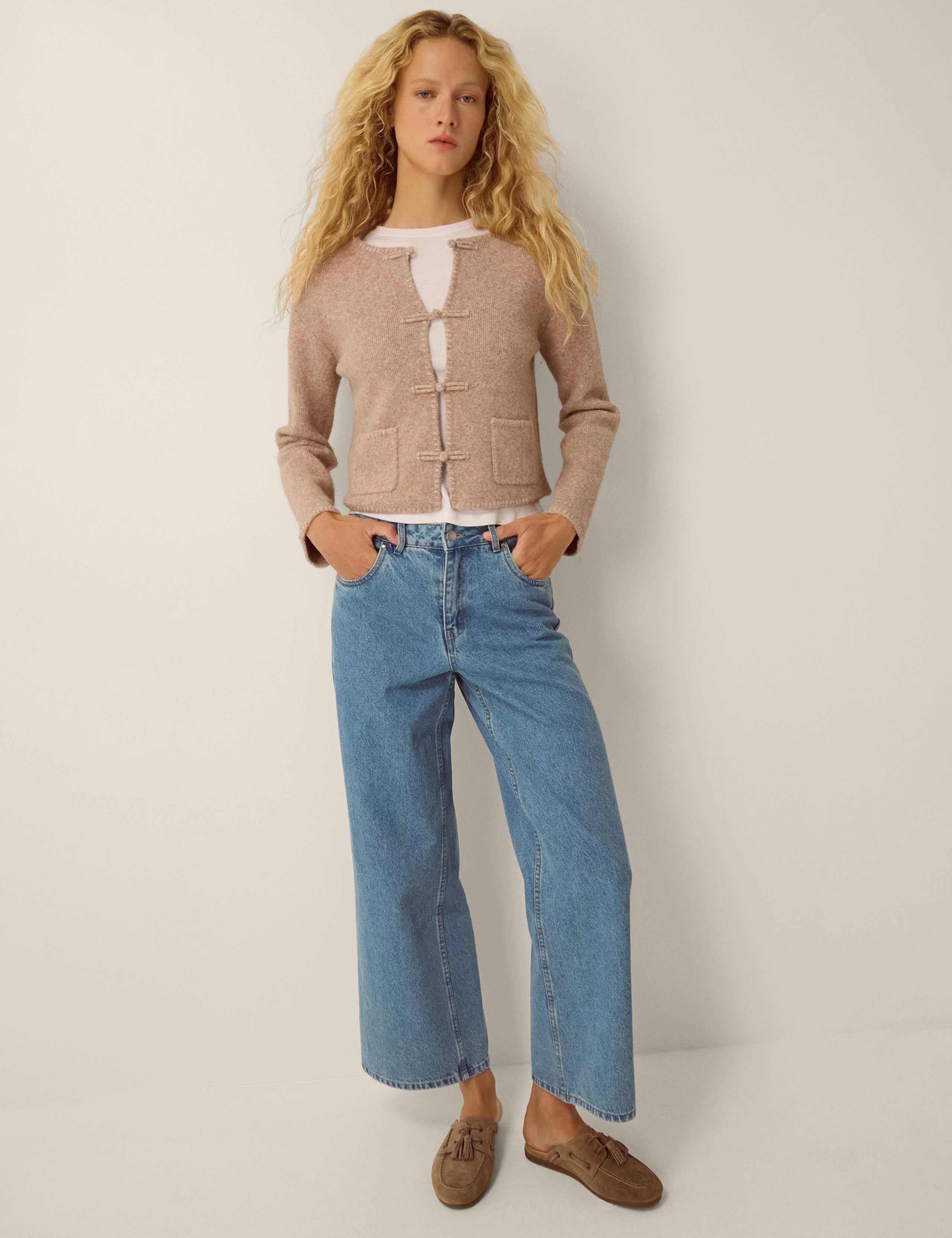 Crew Neck Cardigan 3 of 8