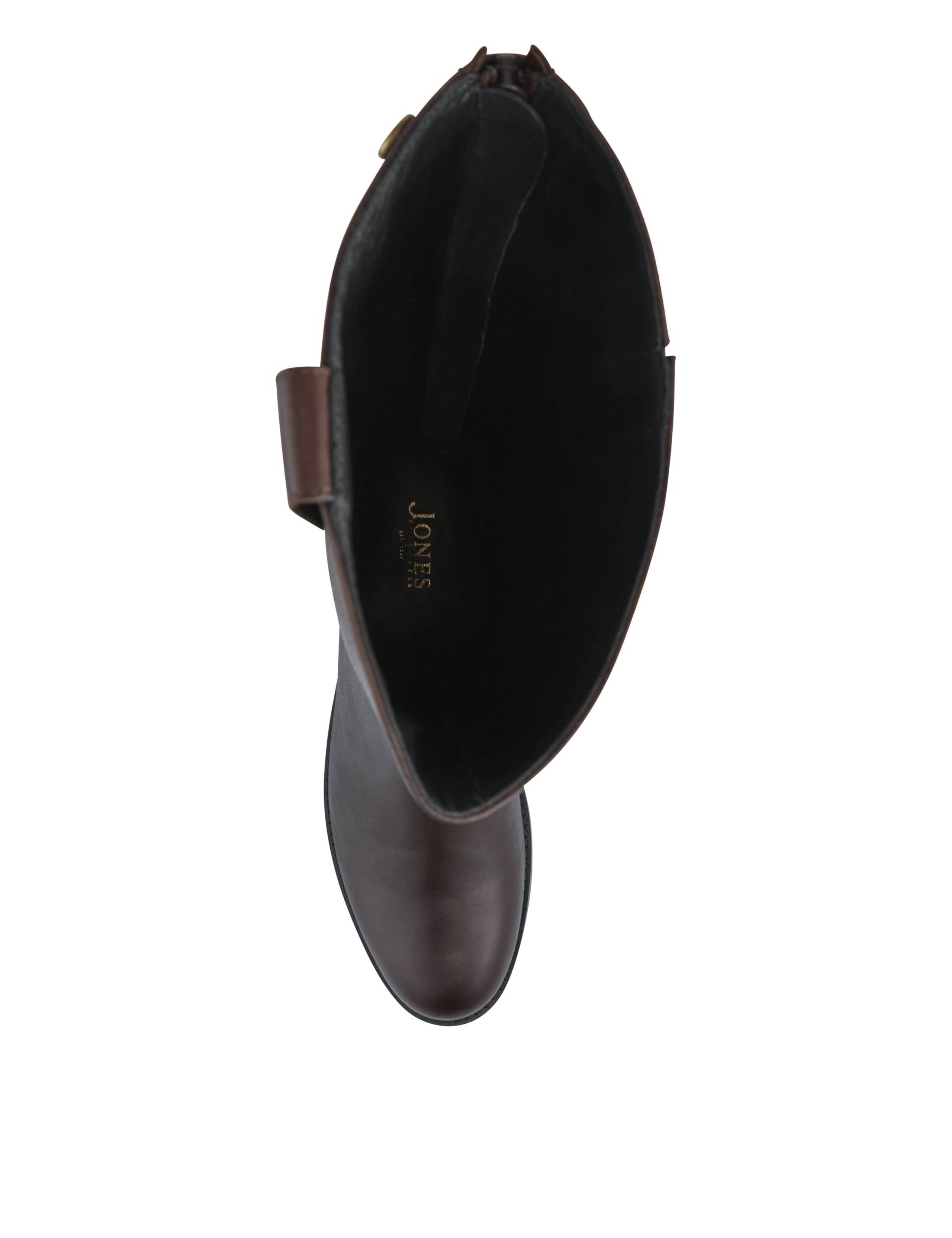 Leather Block Heel Knee High Boots 5 of 6