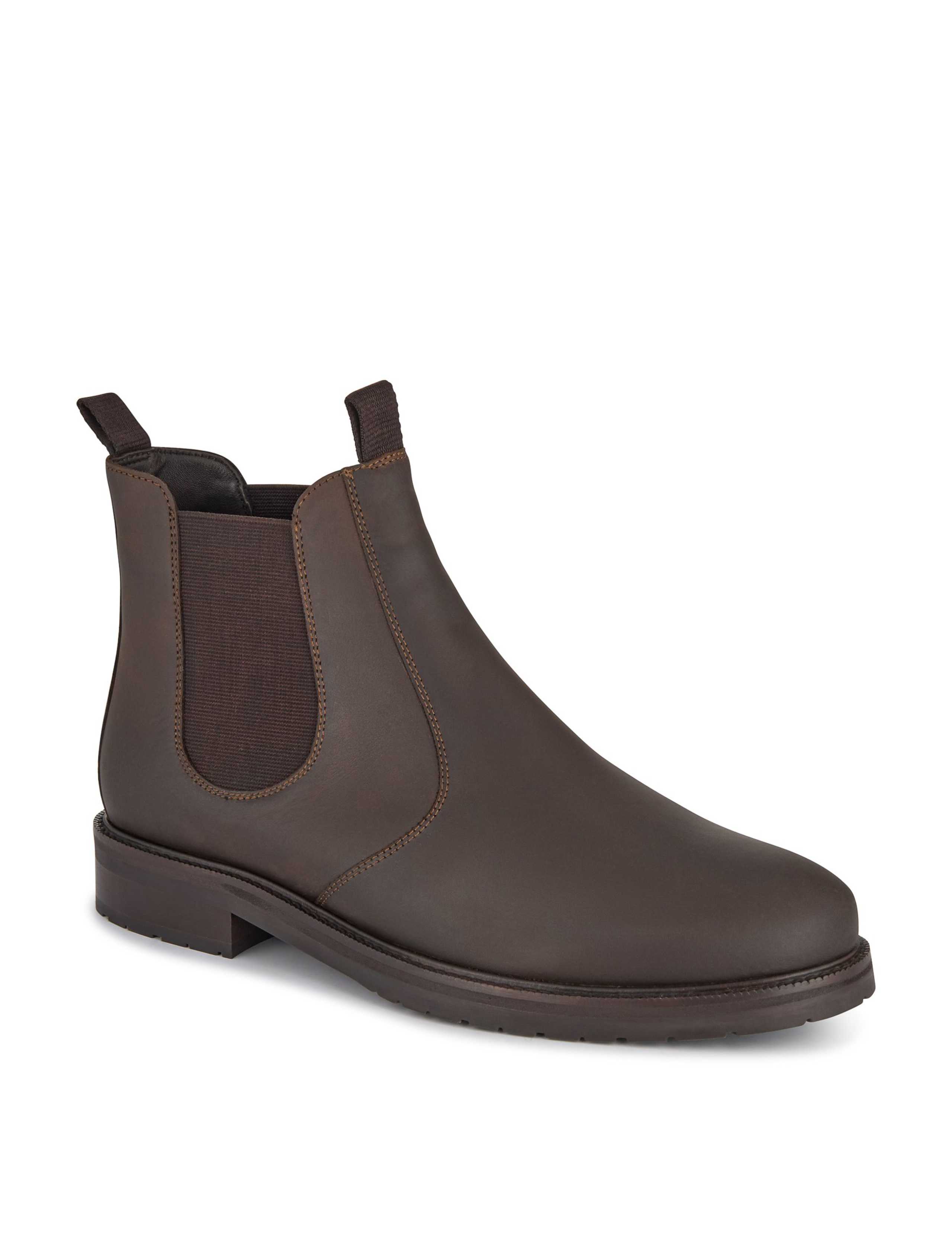 Wide Fit Slip-on Leather Boots 2 of 6